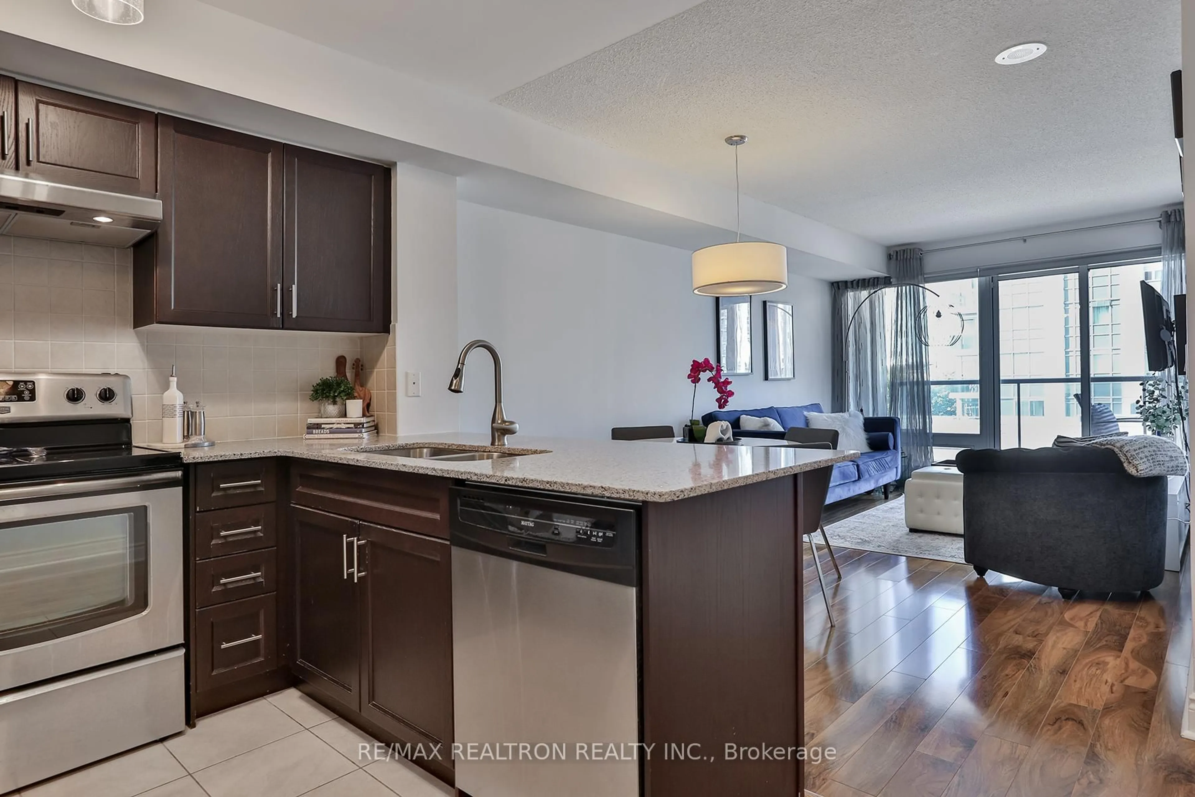 Open concept kitchen, unknown for 7 North Park Rd #404, Vaughan Ontario L4J 0C9