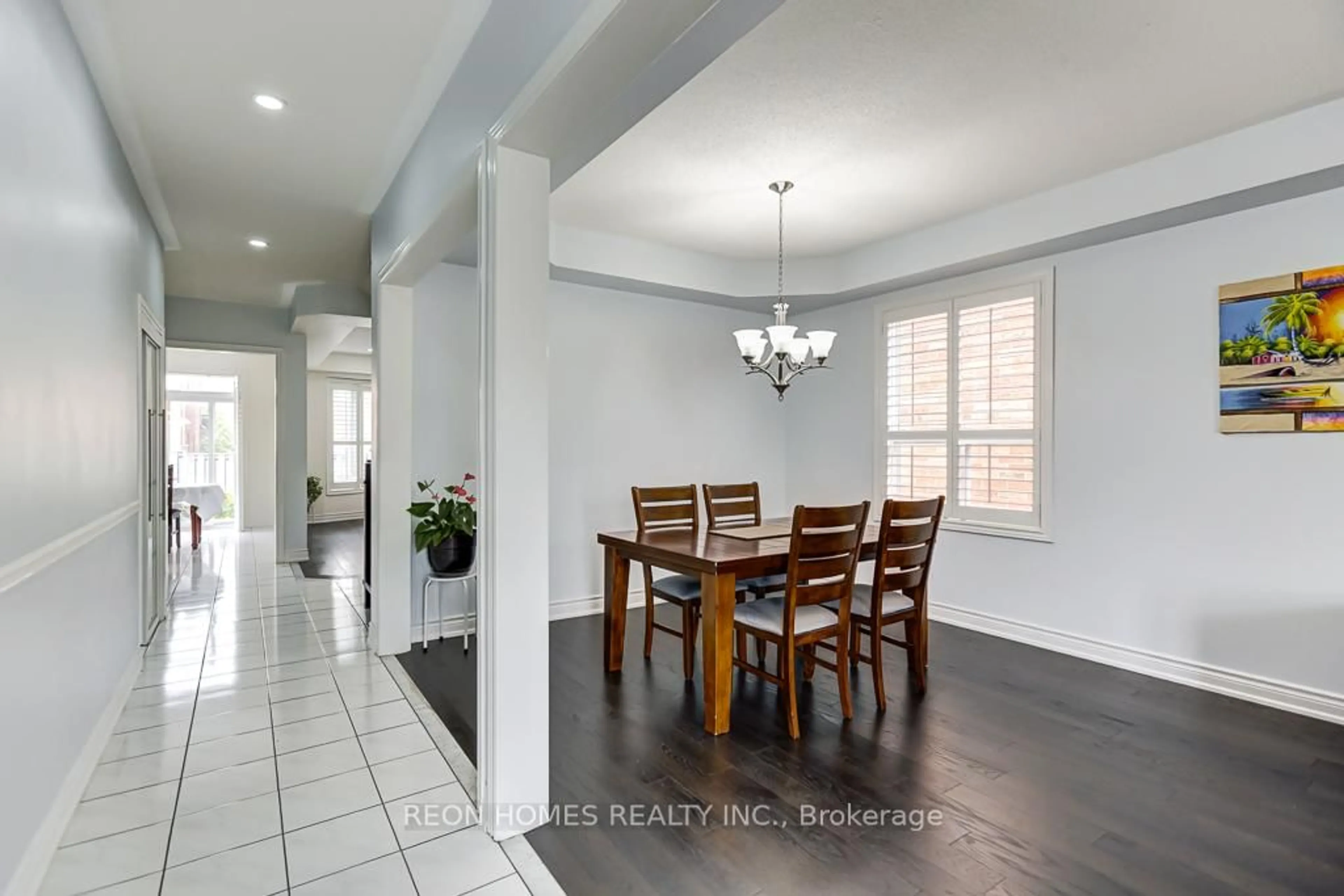 Dining room, ceramic/tile floor for 144 Edward Jeffreys Ave, Markham Ontario L6E 1V5