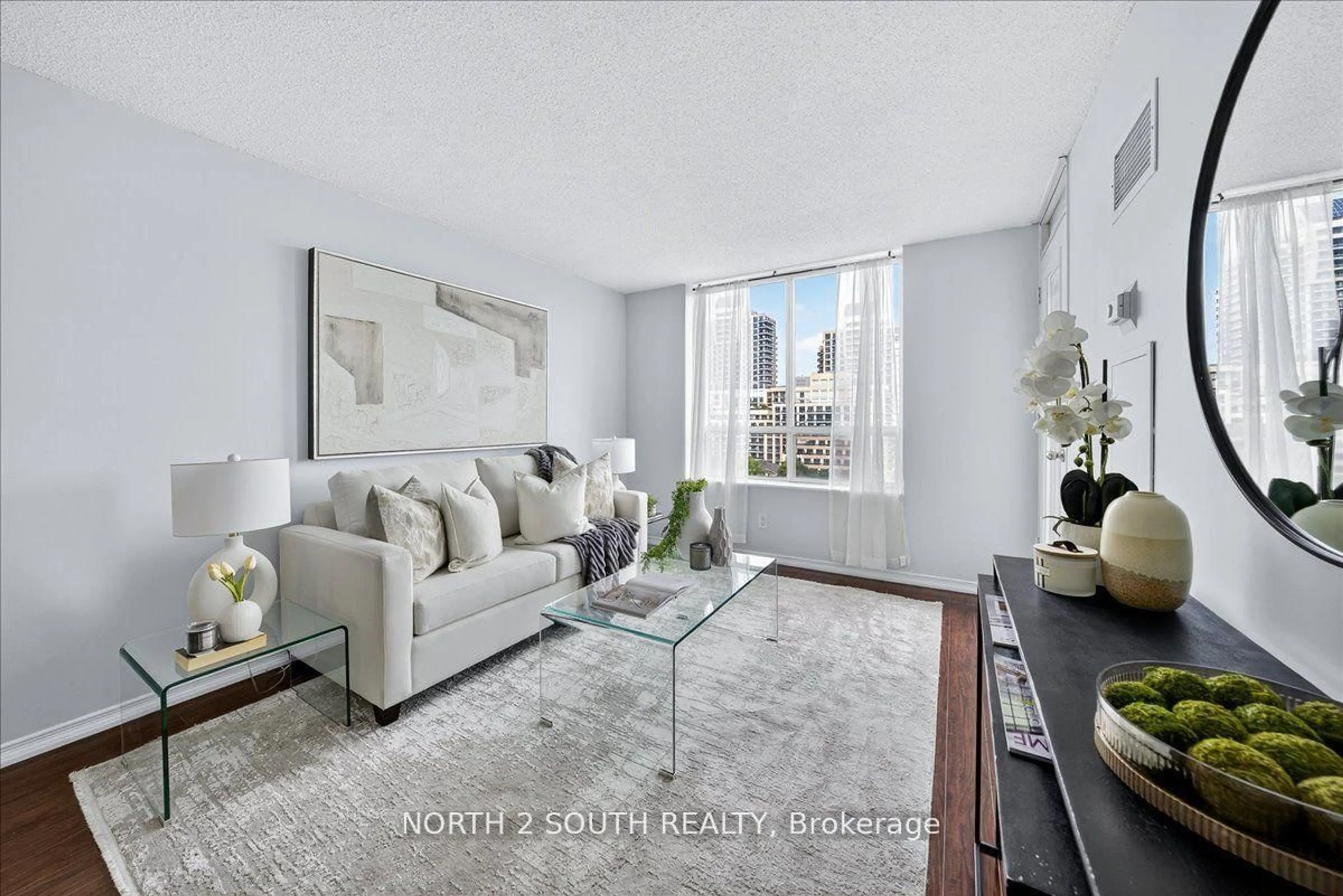 Living room with furniture, unknown for 29 Northern Hts Dr #916, Richmond Hill Ontario L4B 4L8