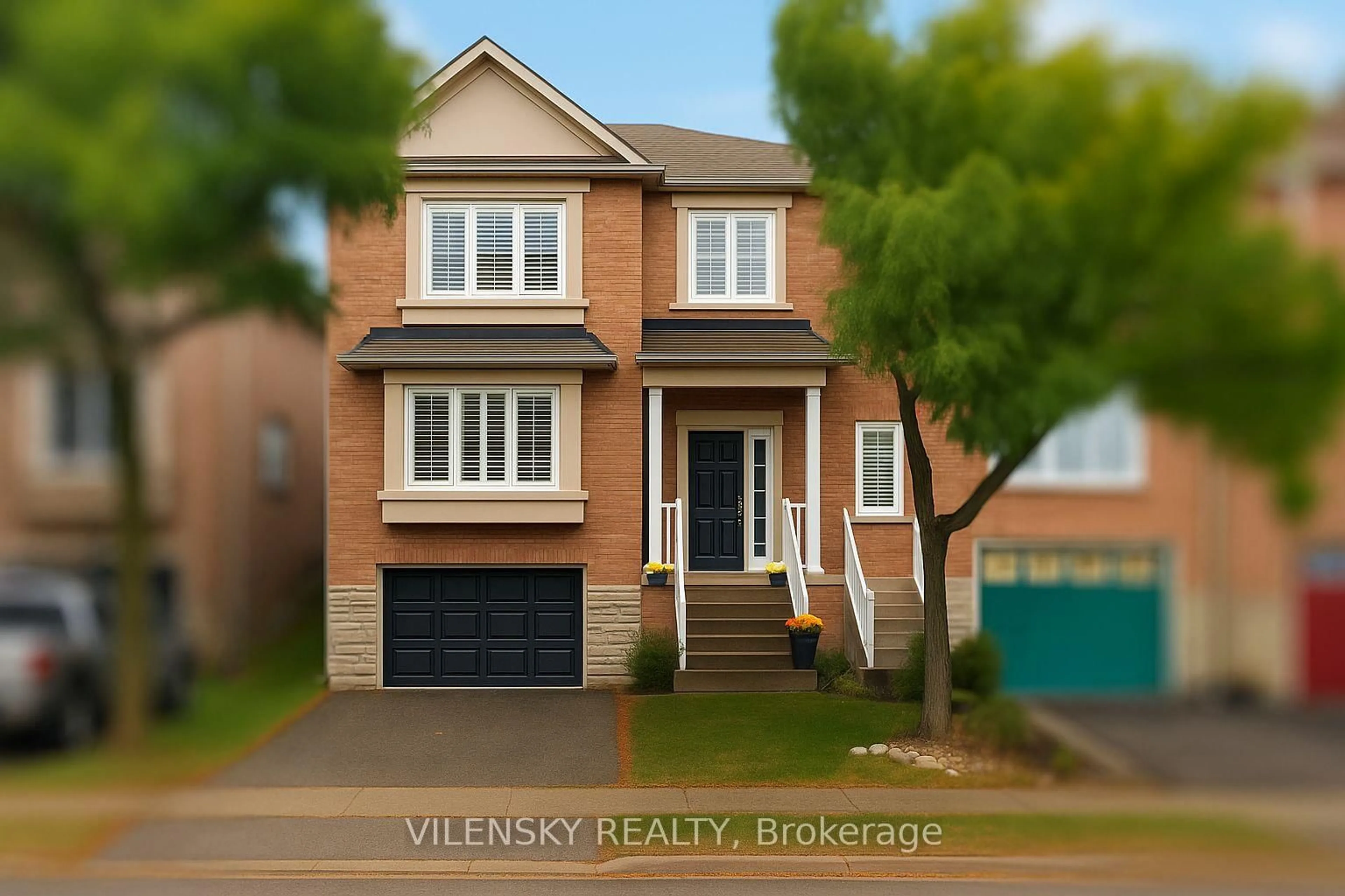 Home with brick exterior material, street for 124 Foxfield Cres, Vaughan Ontario L4K 5E7