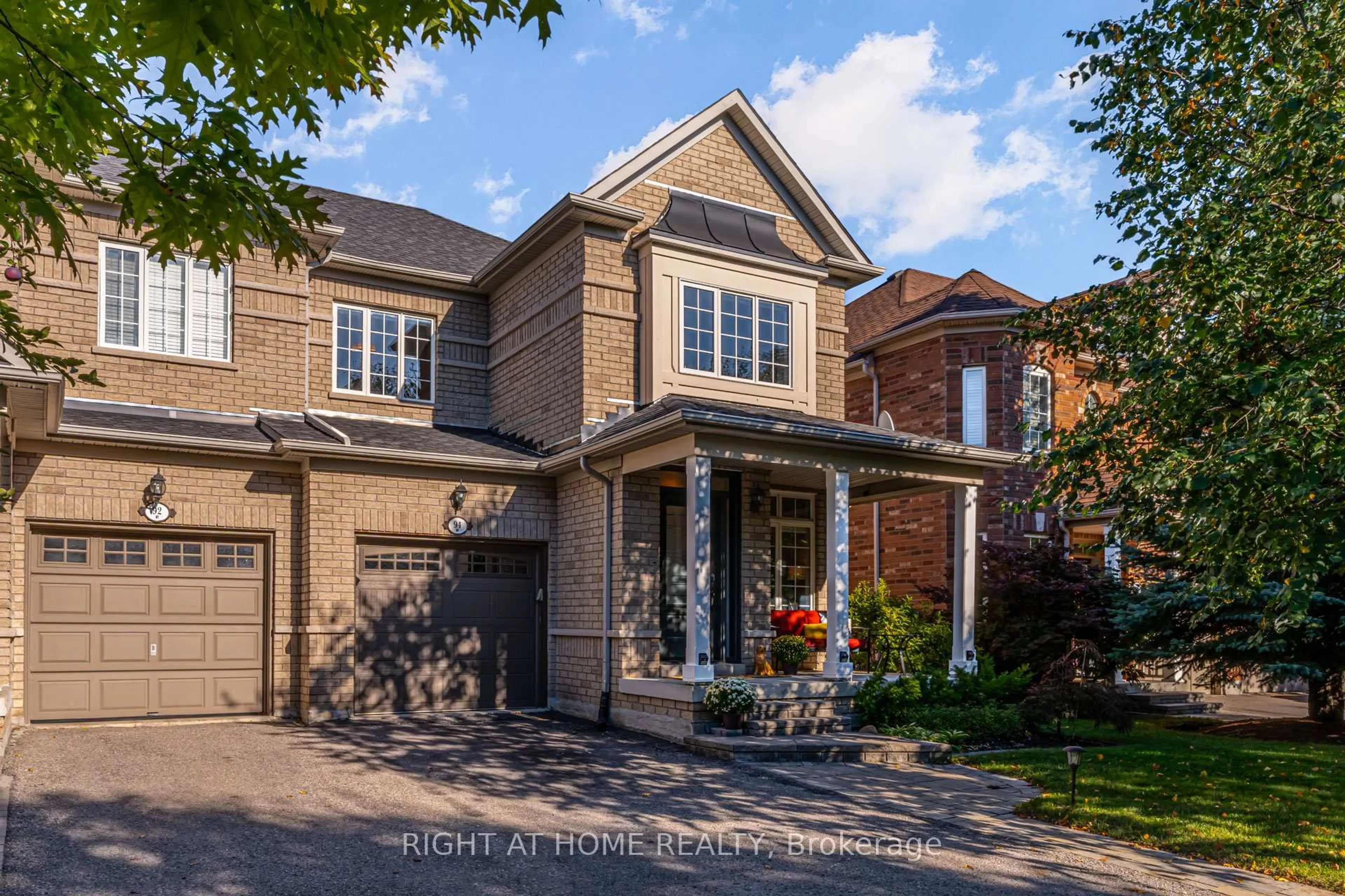 Home with brick exterior material, street for 94 Limeridge St, Aurora Ontario L4G 7S2
