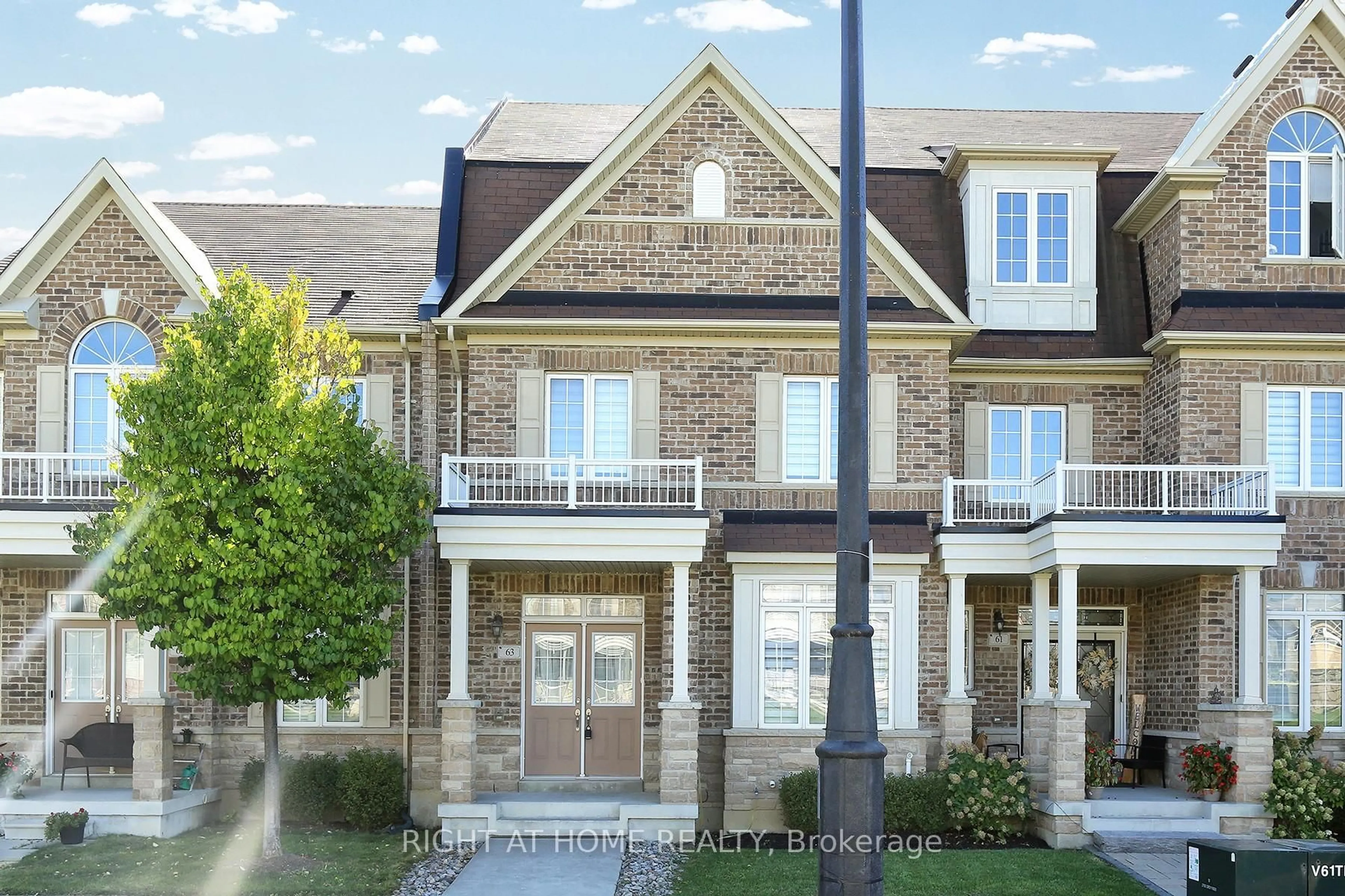 Home with brick exterior material, street for 63 East's Corner Blvd, Vaughan Ontario L4H 3Z7