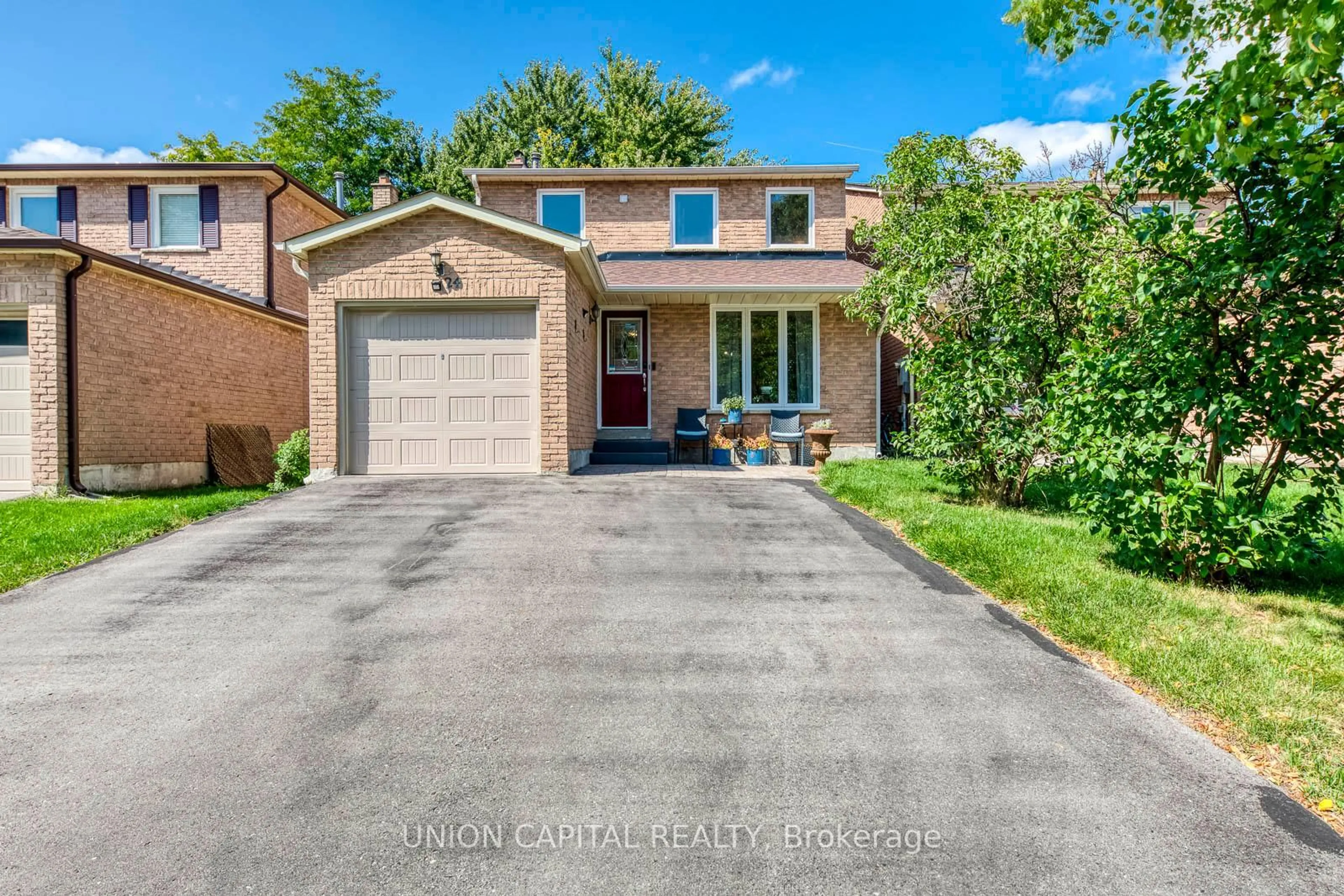 Home with brick exterior material, street for 24 Vanessa Rd, Markham Ontario L3R 4W3