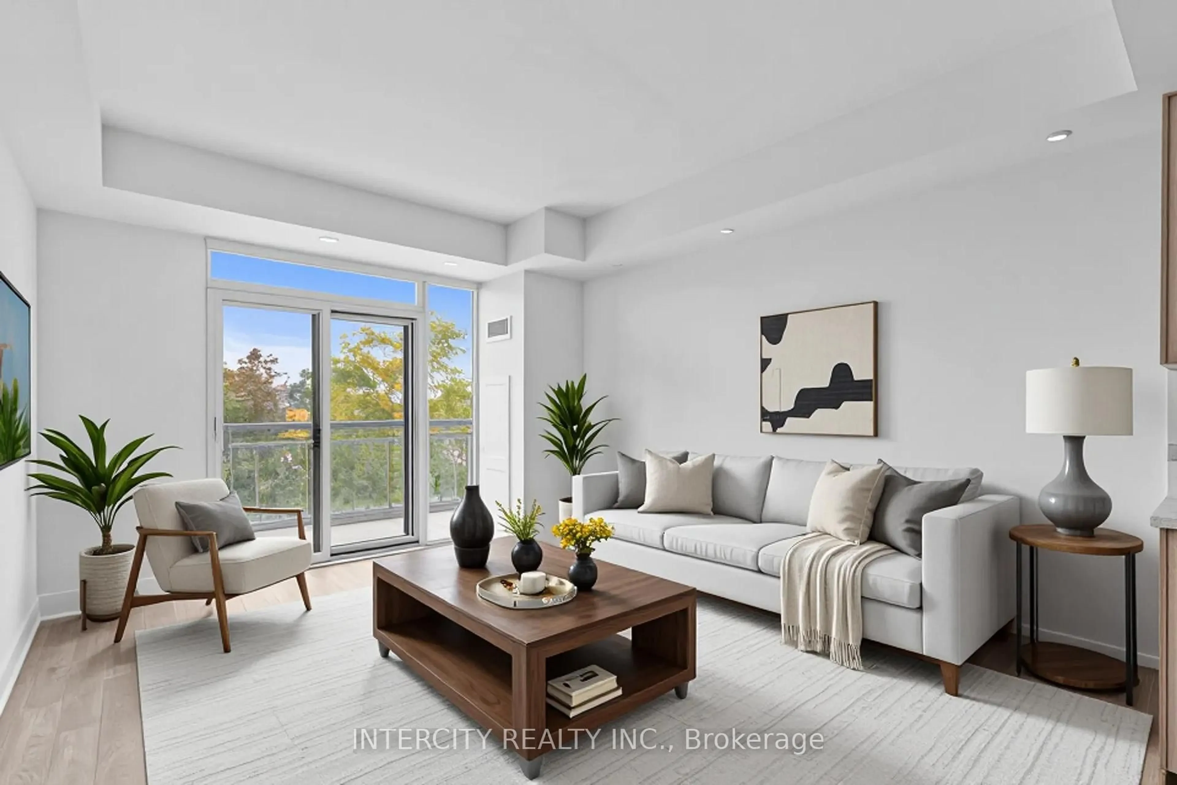 Living room with furniture, unknown for 2075 King Rd #417, King Ontario L7B 0R6