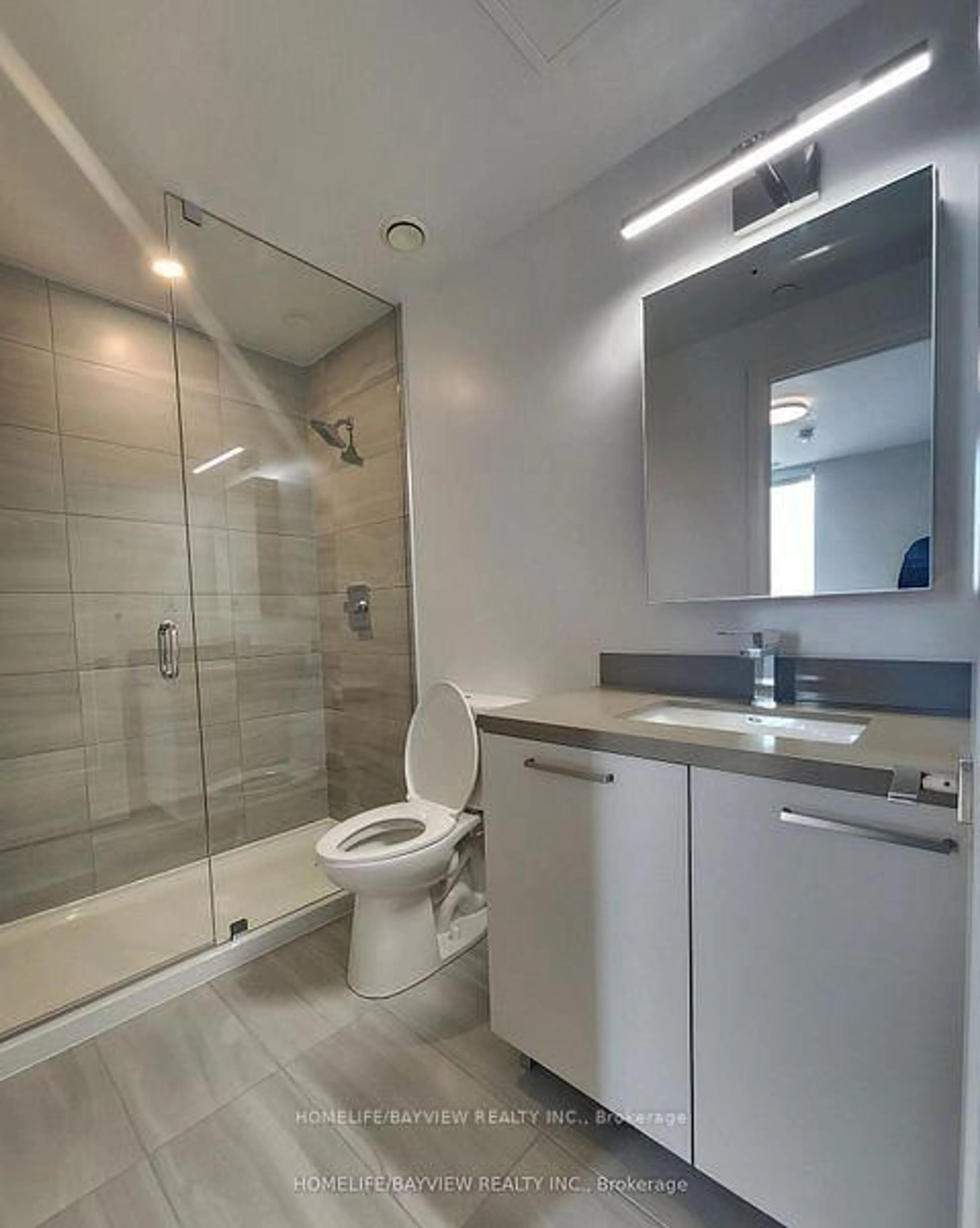 Standard bathroom, ceramic/tile floor for 38 Gandhi Lane #116, Markham Ontario L3T 0G9