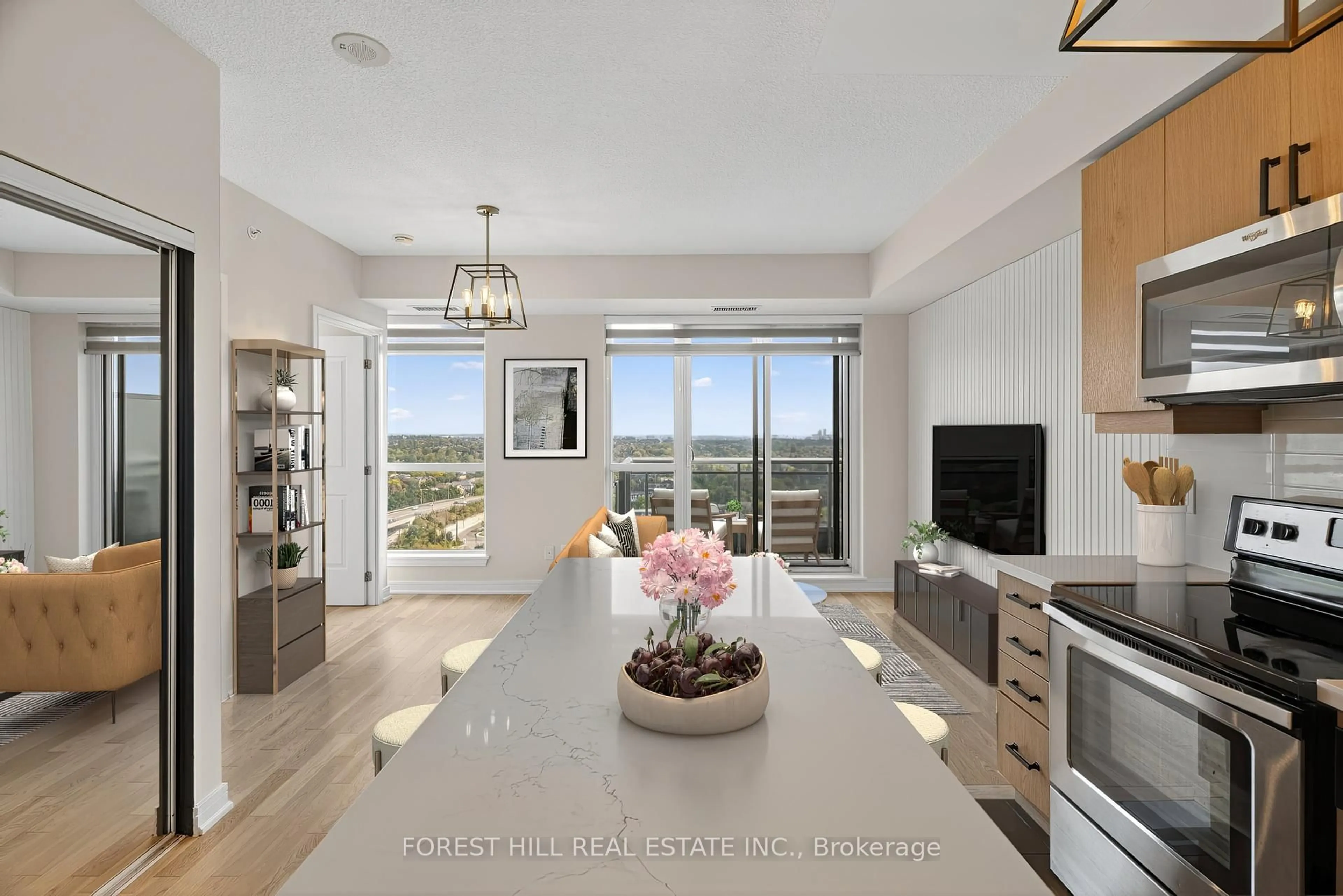Open concept kitchen, unknown for 9205 Yonge St #1603, Richmond Hill Ontario L4C 1V5