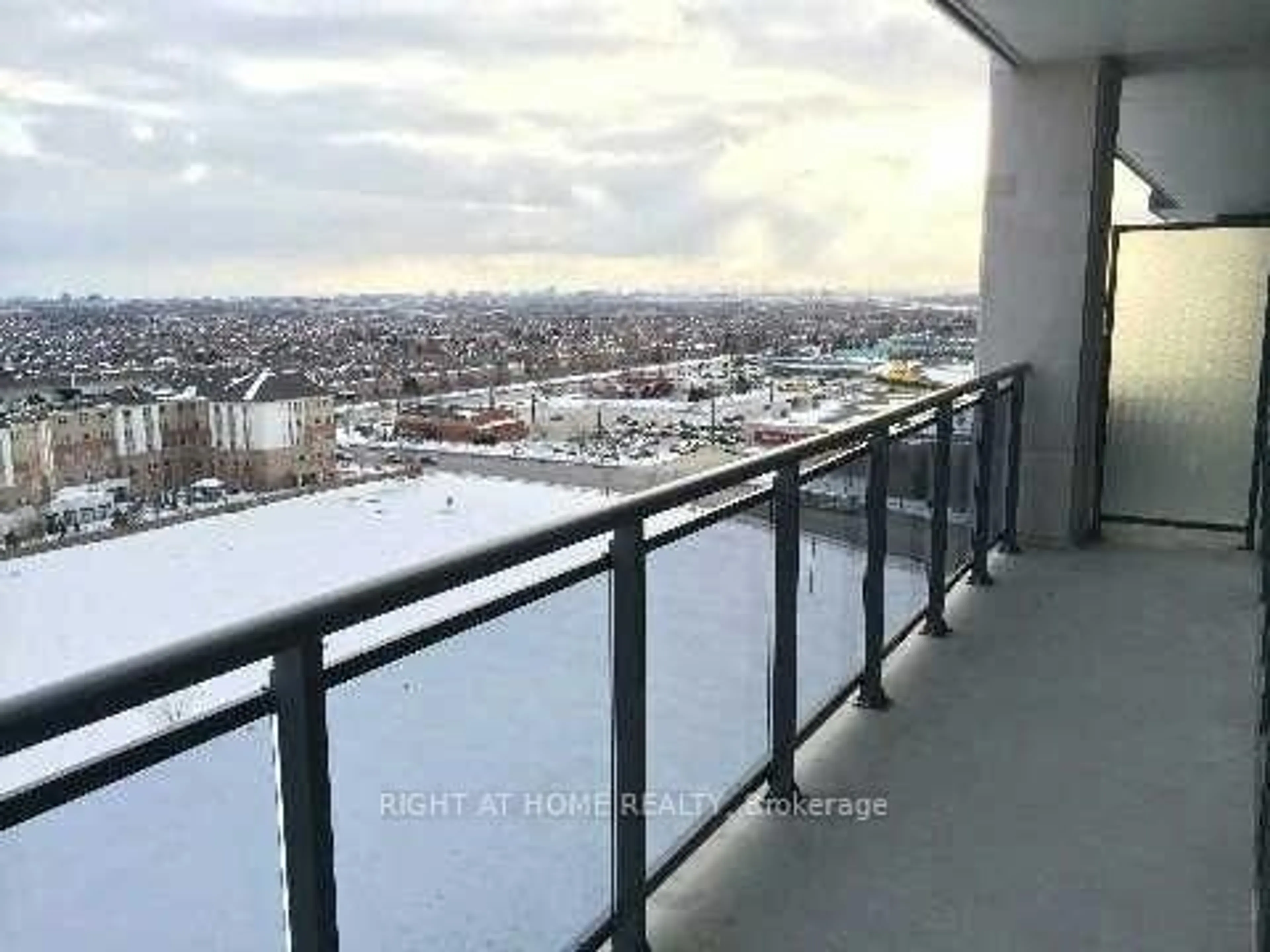 Balcony in the apartment, city buildings view from balcony for 85 North Park Rd #1515, Vaughan Ontario L4J 0H9