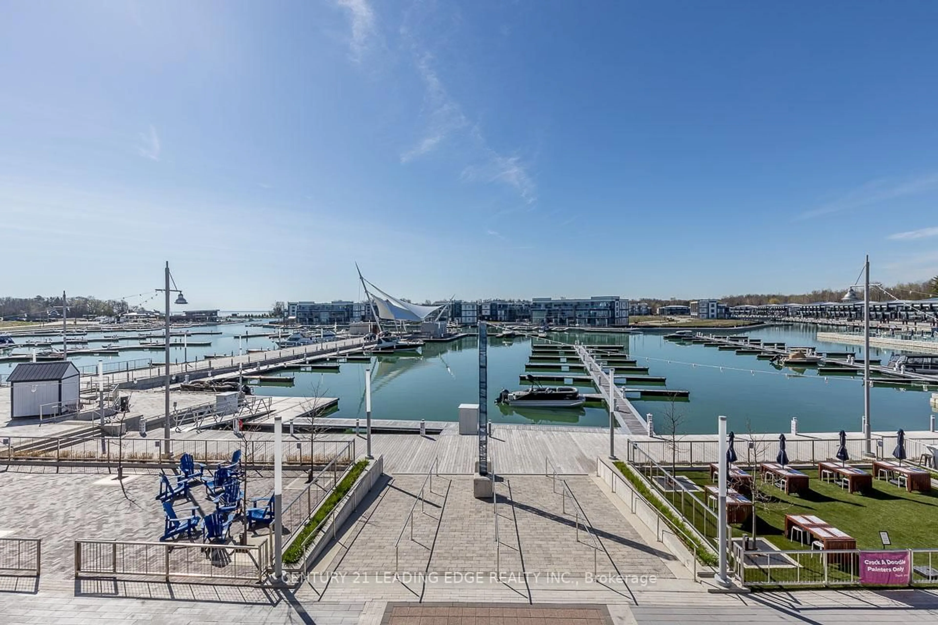 Patio, water/lake/river/ocean view for 303 Broward Way #97, Innisfil Ontario L9S 0M5