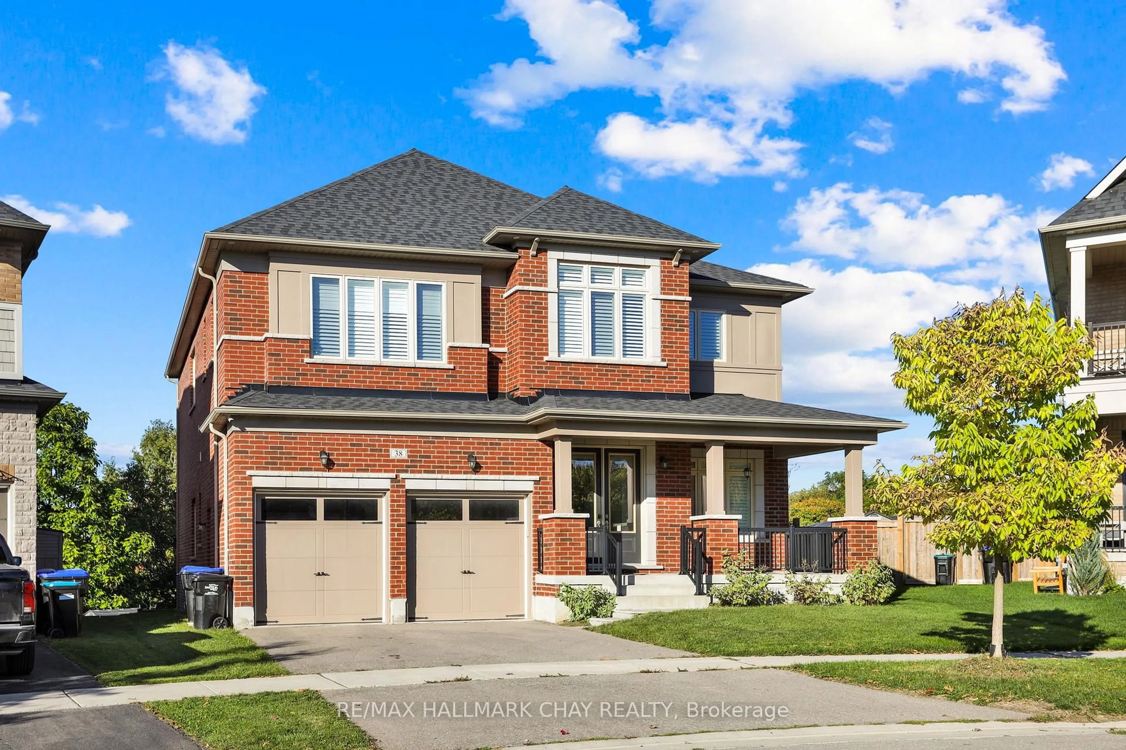 Home with brick exterior material, street for 38 Gould Cres, New Tecumseth Ontario L0G 1A0