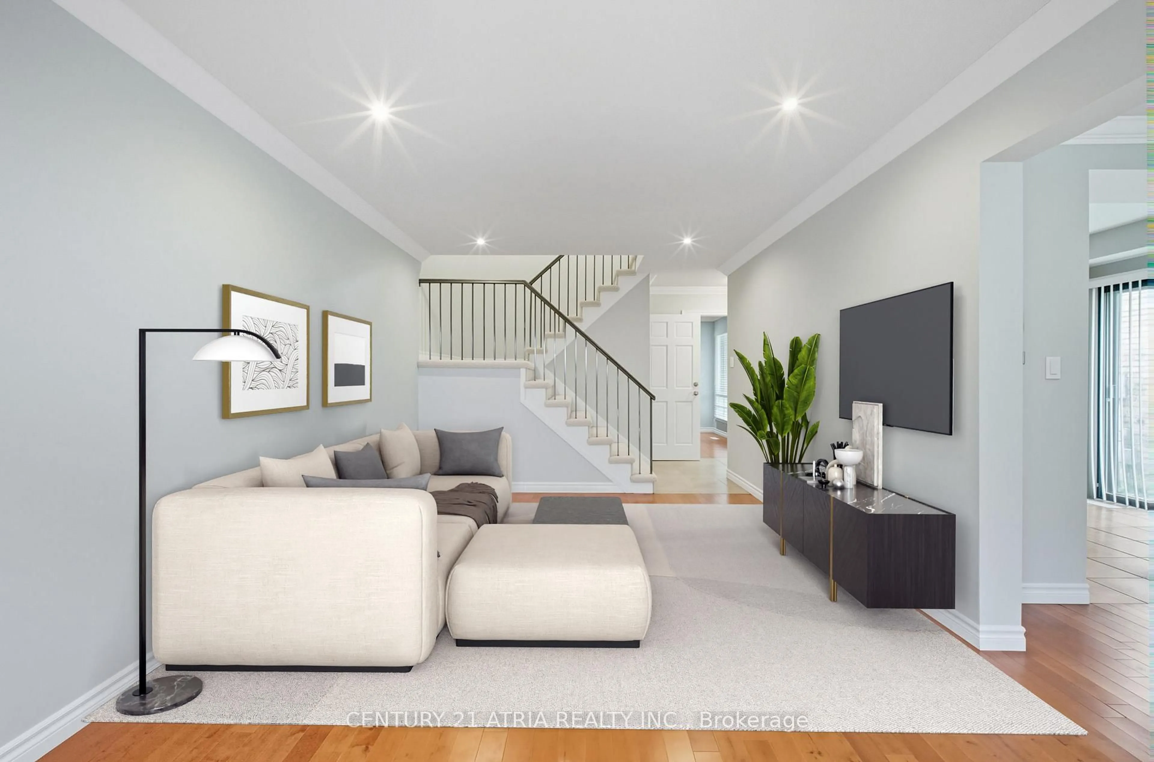 Living room with furniture, unknown for 32 Fieldview Cres, Markham Ontario L3R 3H7