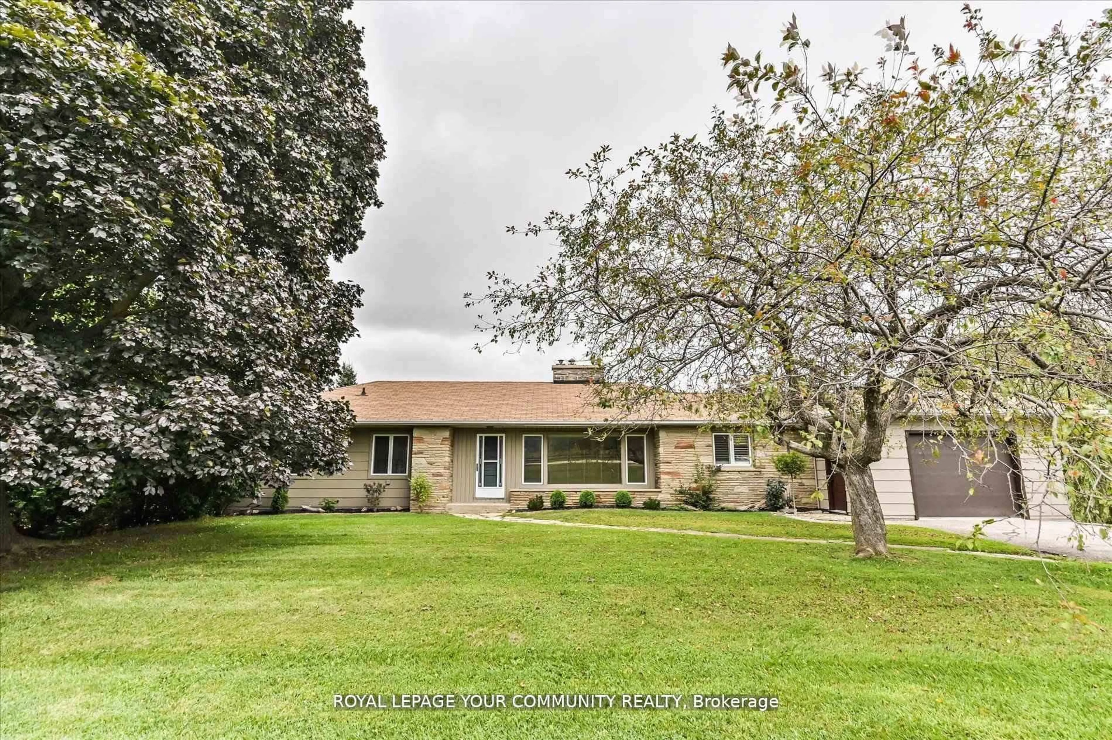 A pic from outside/outdoor area/front of a property/back of a property/a pic from drone, street for 6162 Highway 9, King Ontario L0G 1T0