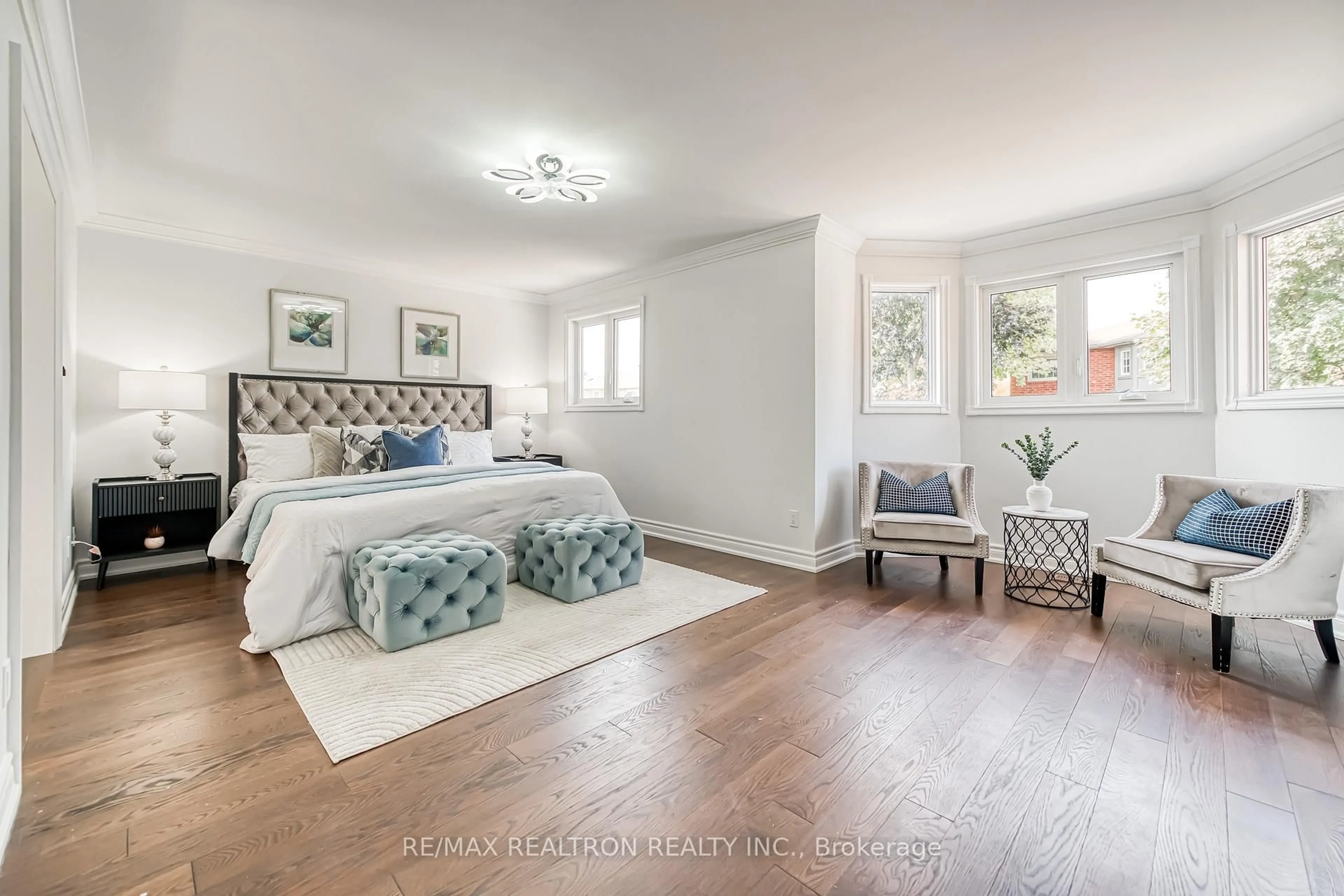 Bedroom with bed, unknown for 8 Hallam Rd, Markham Ontario L3P 5Y4