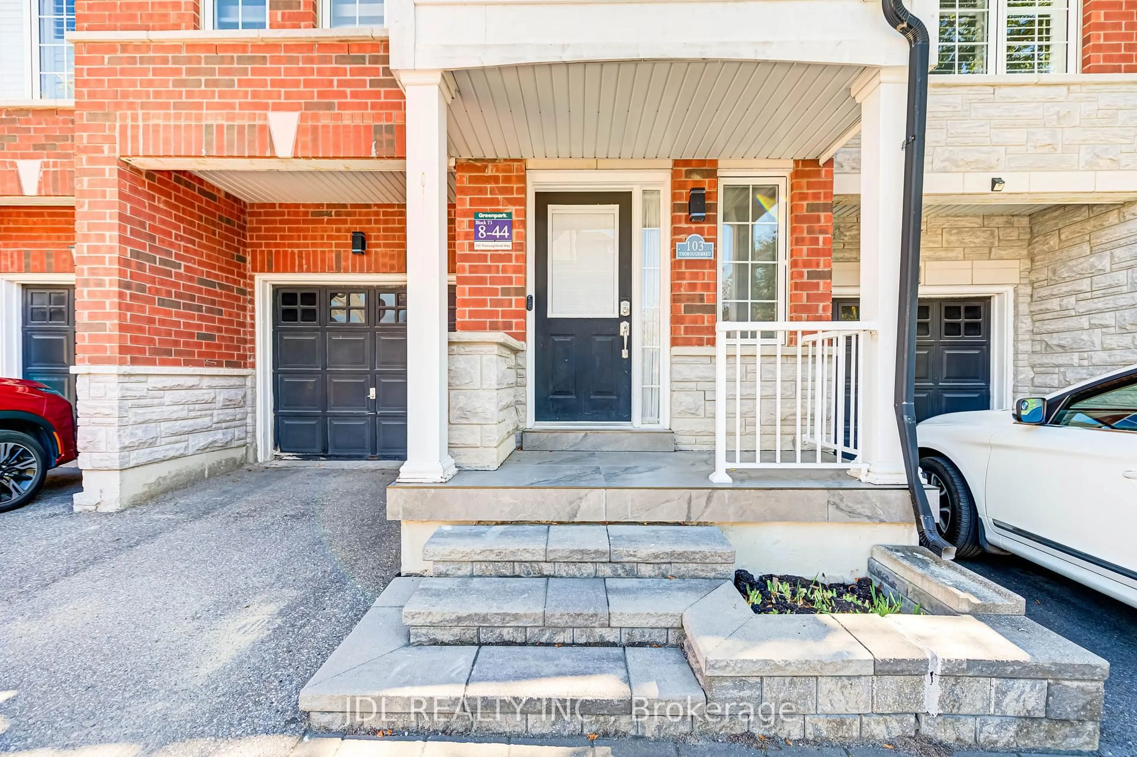 Home with brick exterior material, street for 103 Thoroughbred Way, Markham Ontario L6C 0B7