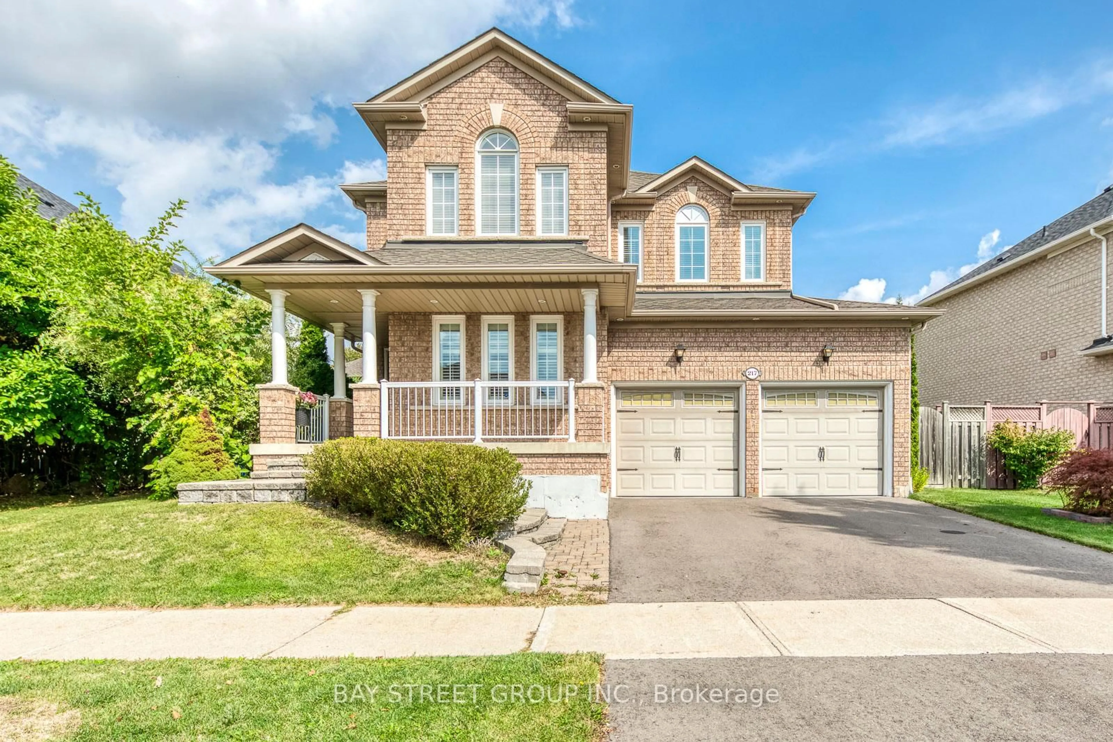 Home with brick exterior material, street for 217 Napa Valley Ave, Vaughan Ontario L4H 1L3