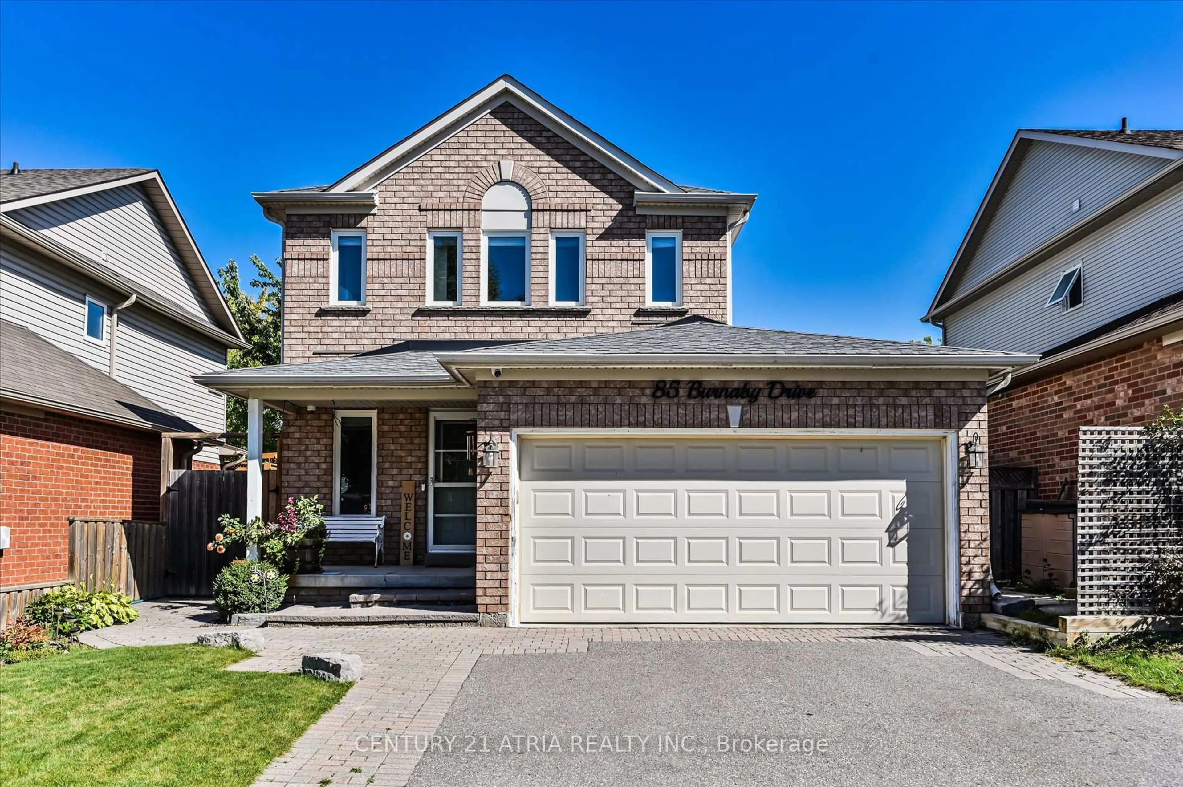 Home with brick exterior material, street for 85 Burnaby Dr, Georgina Ontario L4P 3Y8