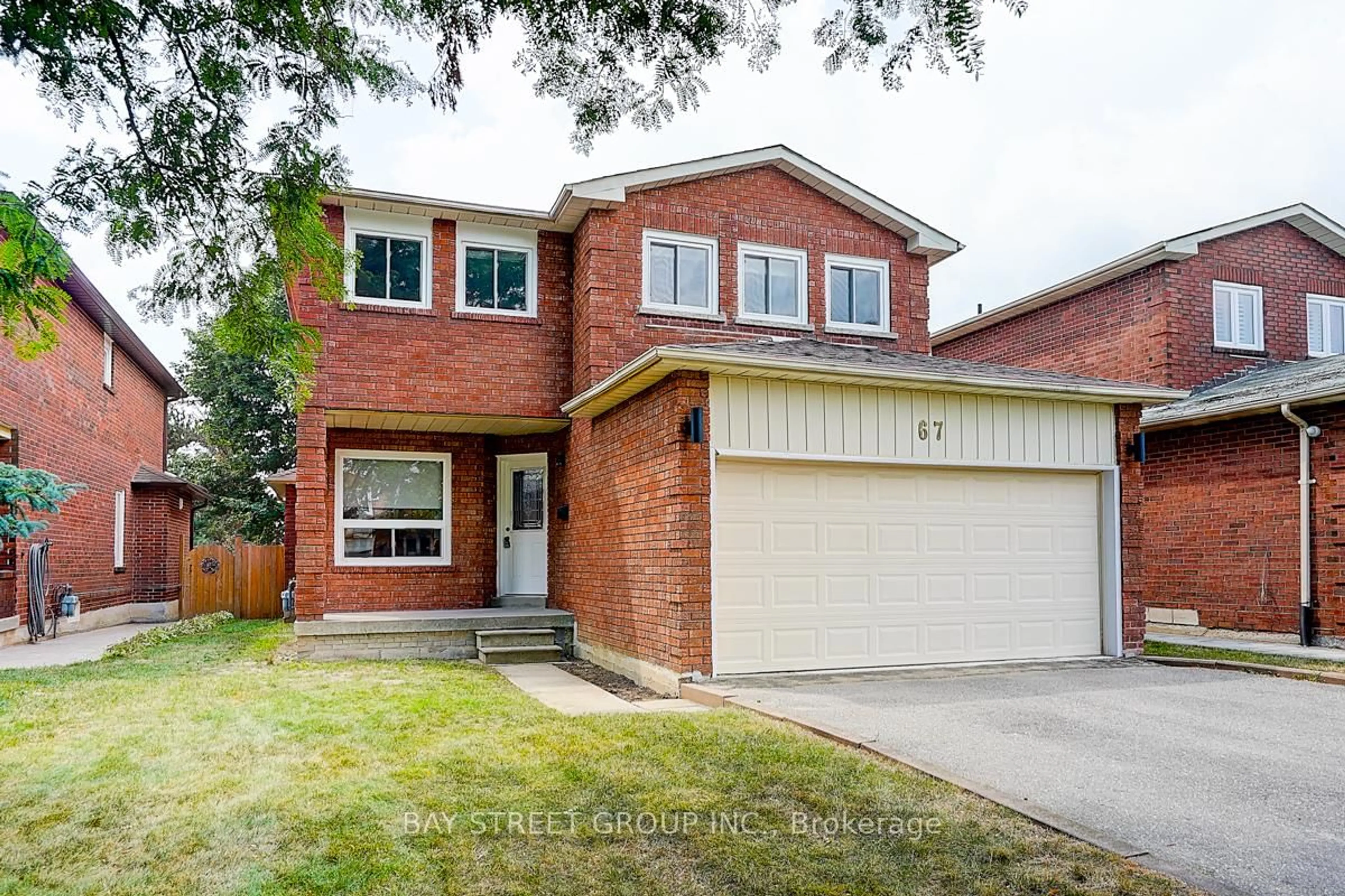 Home with brick exterior material, street for 67 Kyla Cres, Markham Ontario L3S 2Y4