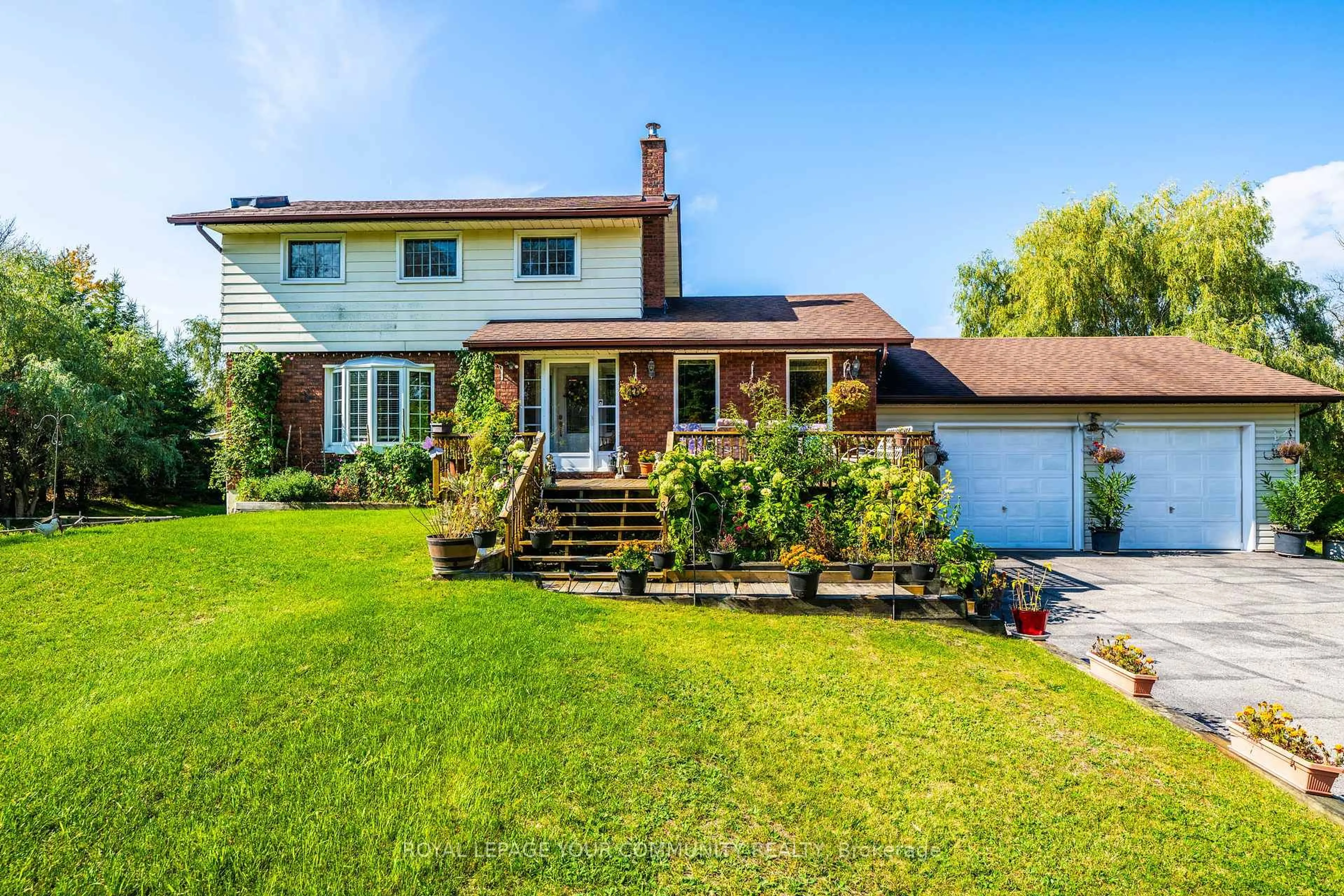 Home with brick exterior material, street for 23276 Highway 48 Rd, Georgina Ontario L0E 1L0