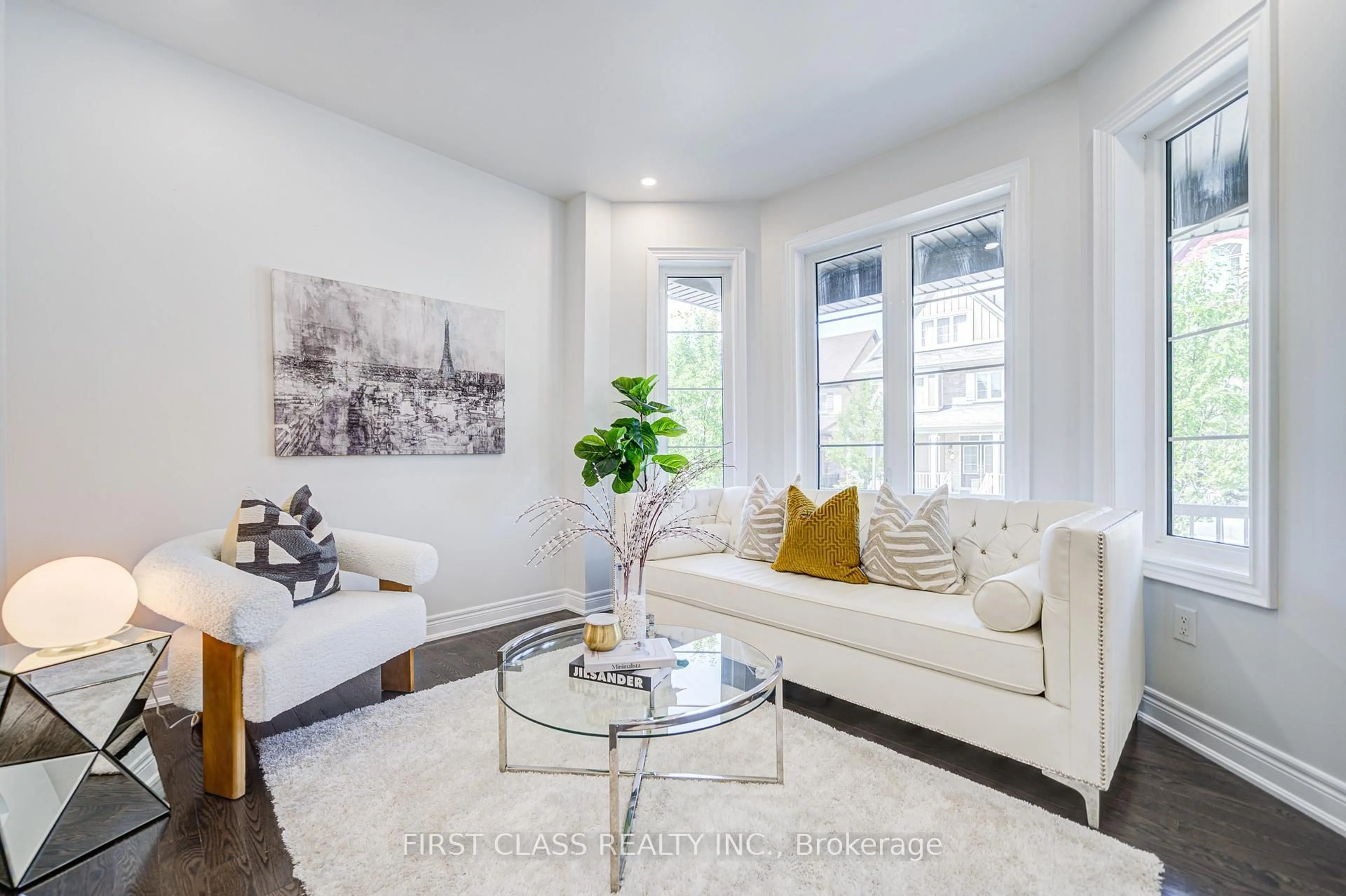 Living room with furniture, unknown for 77 Diamond Jubilee Dr, Markham Ontario L6B 0Y5