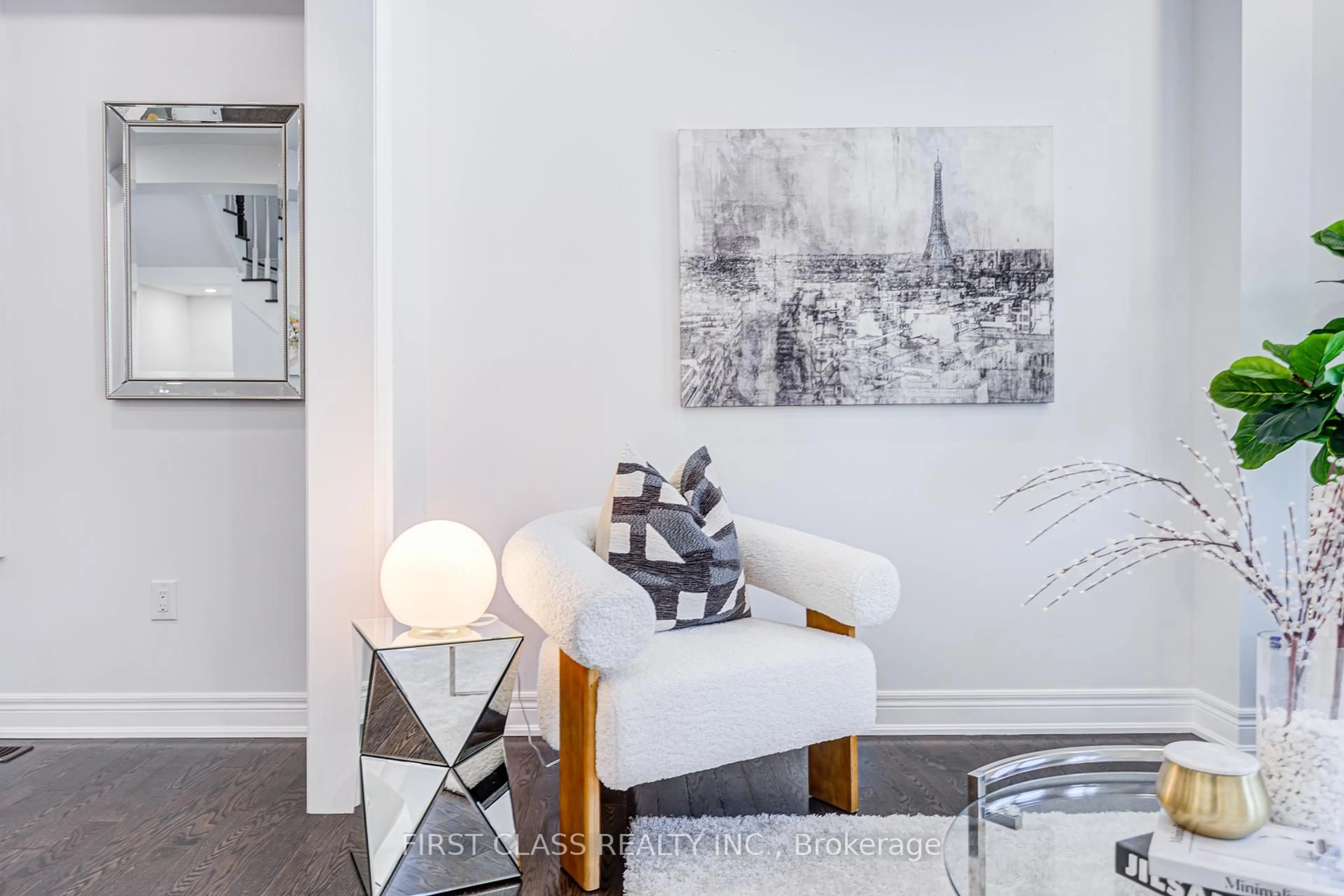 Living room with furniture, unknown for 77 Diamond Jubilee Dr, Markham Ontario L6B 0Y5