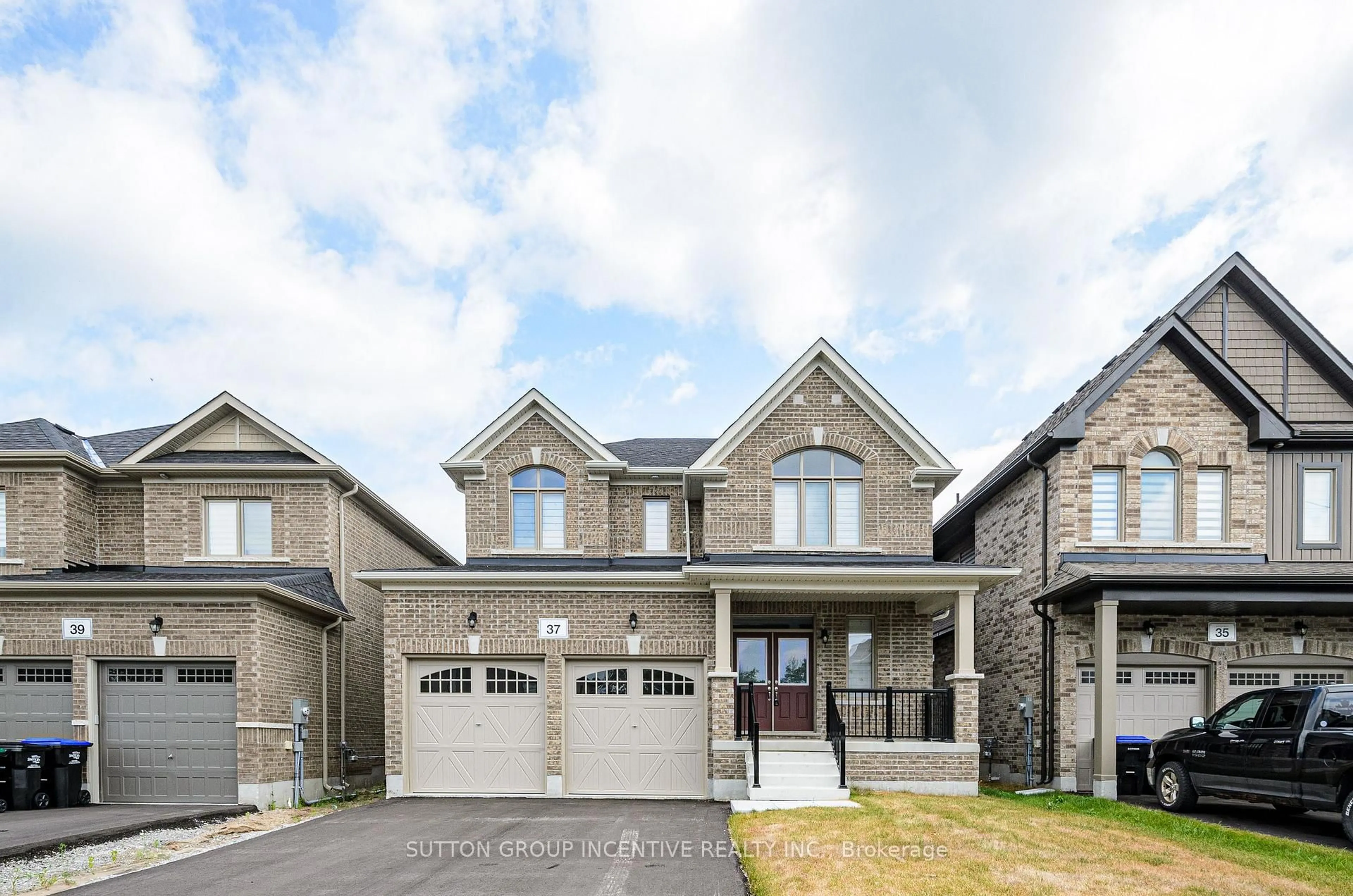 Home with brick exterior material, street for 37 BAYCROFT Blvd, Essa Ontario L3W 0M1