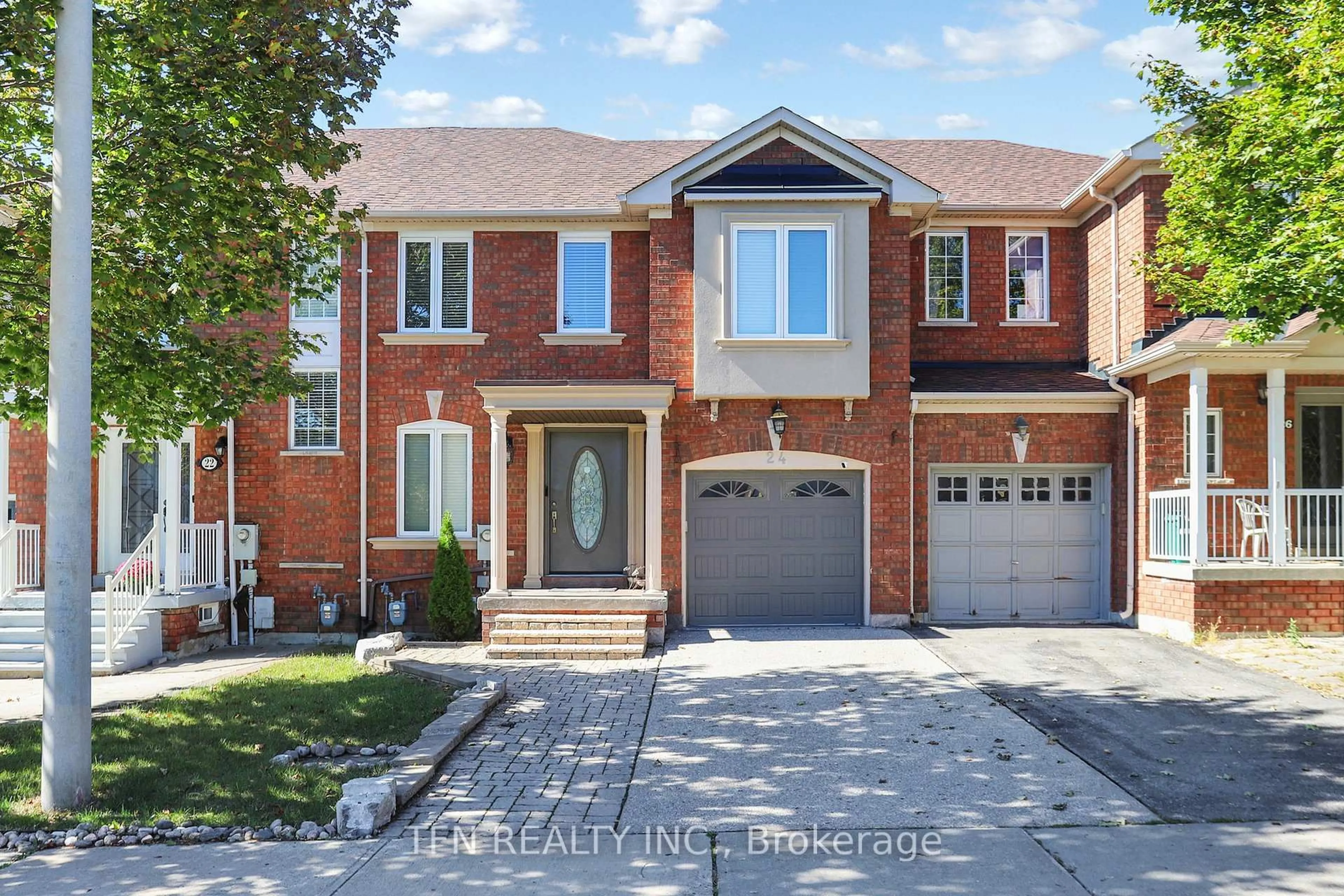 Home with brick exterior material, street for 24 Lucerne Dr, Vaughan Ontario L4H 2Y2