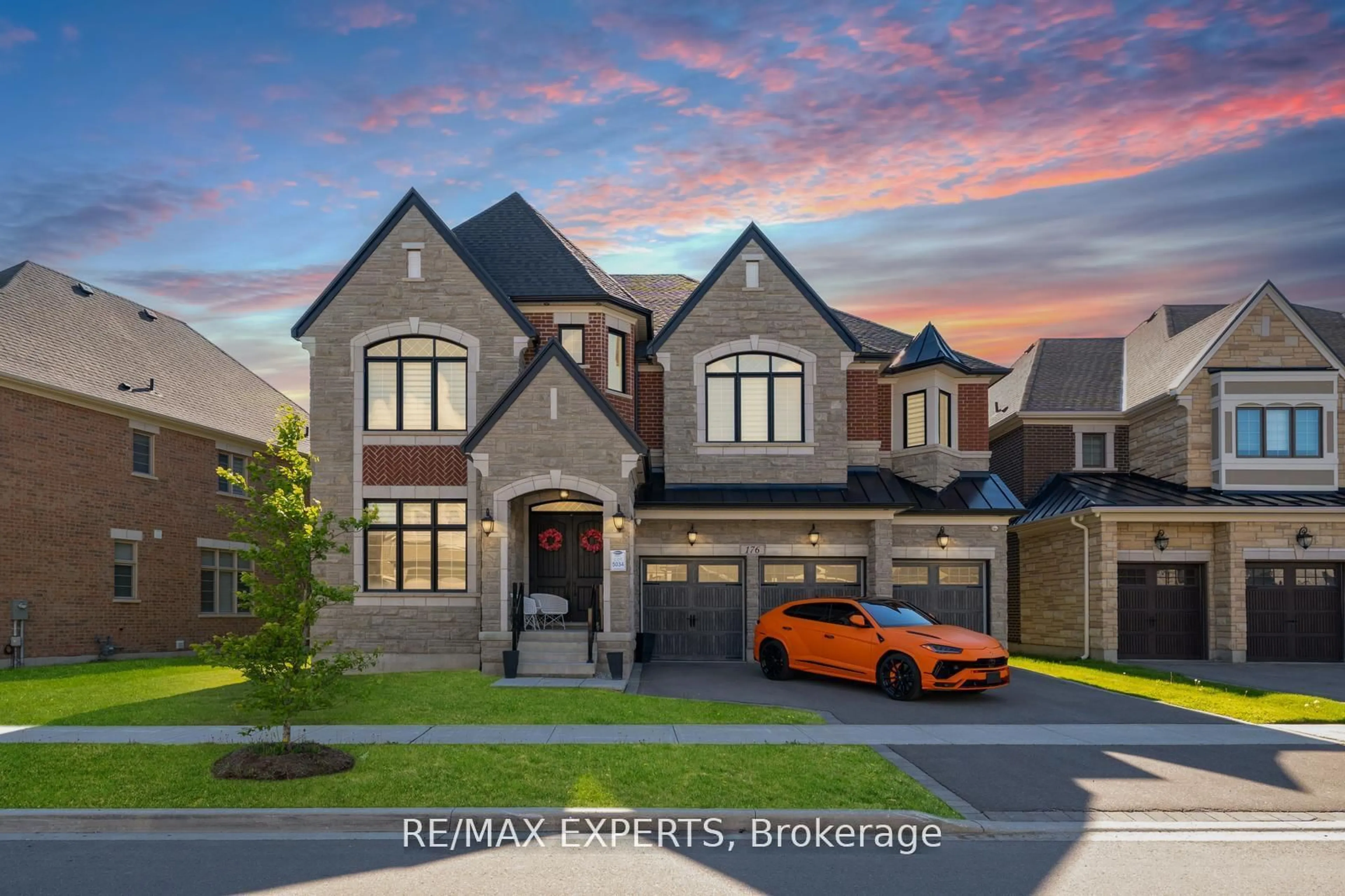 Home with brick exterior material, street for 176 First Nations Tr, Vaughan Ontario L4H 4W1