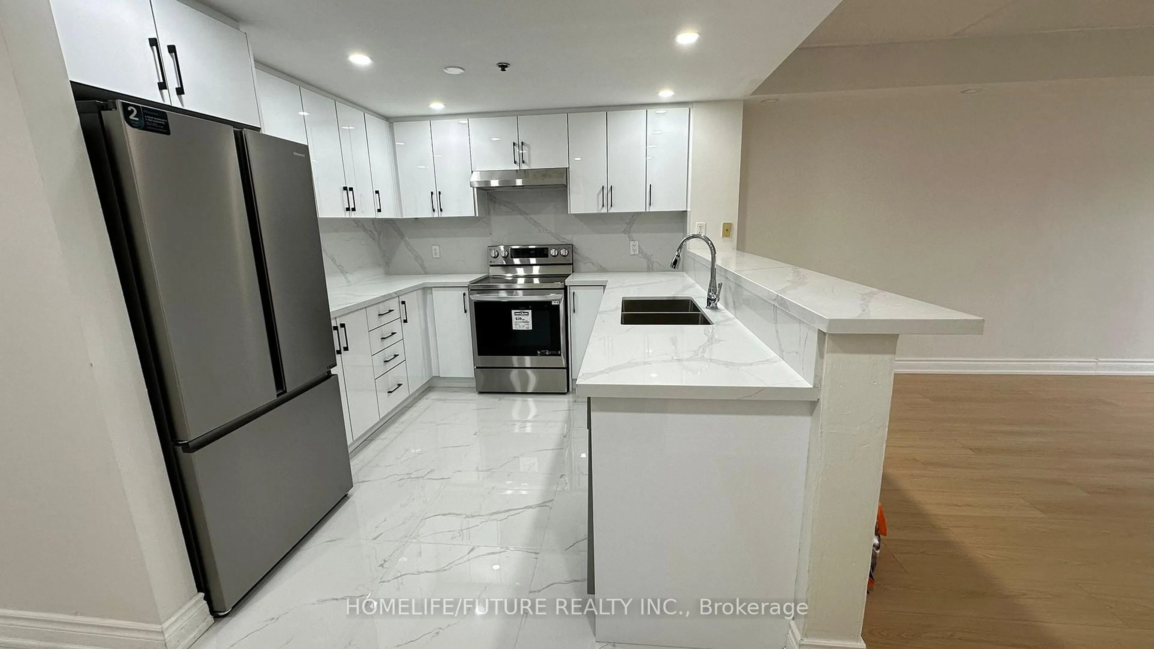 Standard kitchen, ceramic/tile floor for 7428 Markham Rd #203, Markham Ontario L3S 4V6