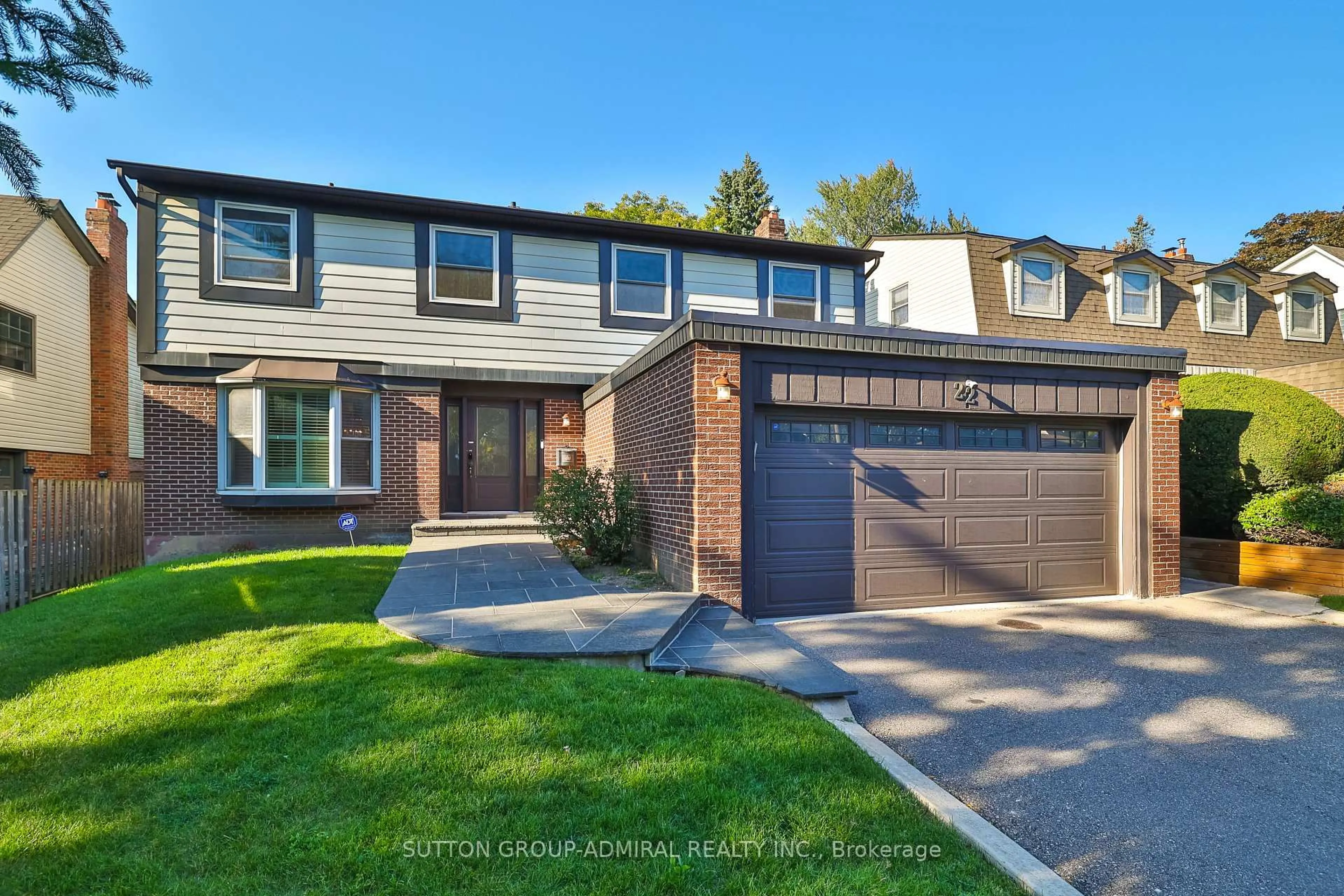 Home with brick exterior material, street for 22 Cobblestone Dr, Markham Ontario L3T 4E4