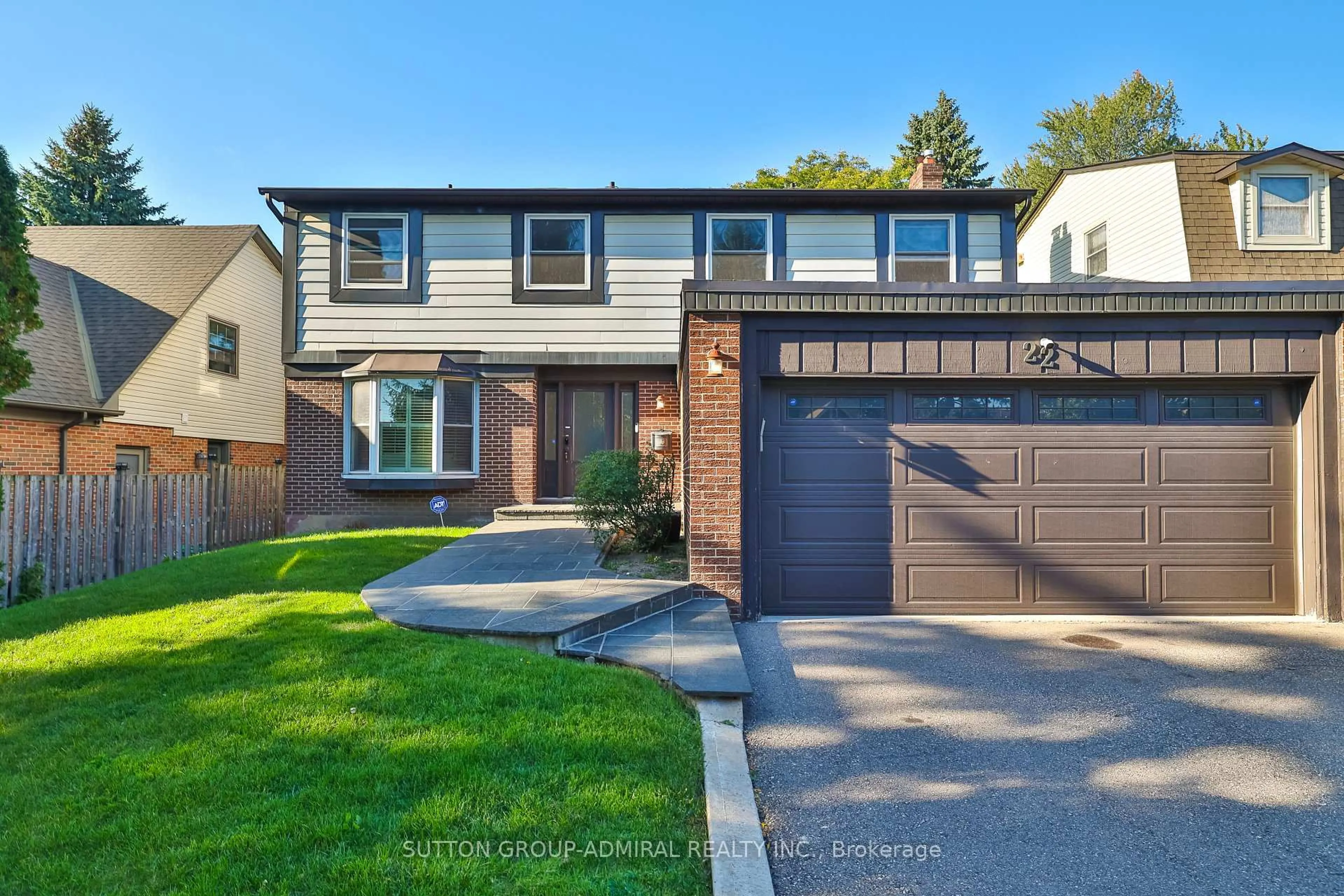 Home with brick exterior material, street for 22 Cobblestone Dr, Markham Ontario L3T 4E4