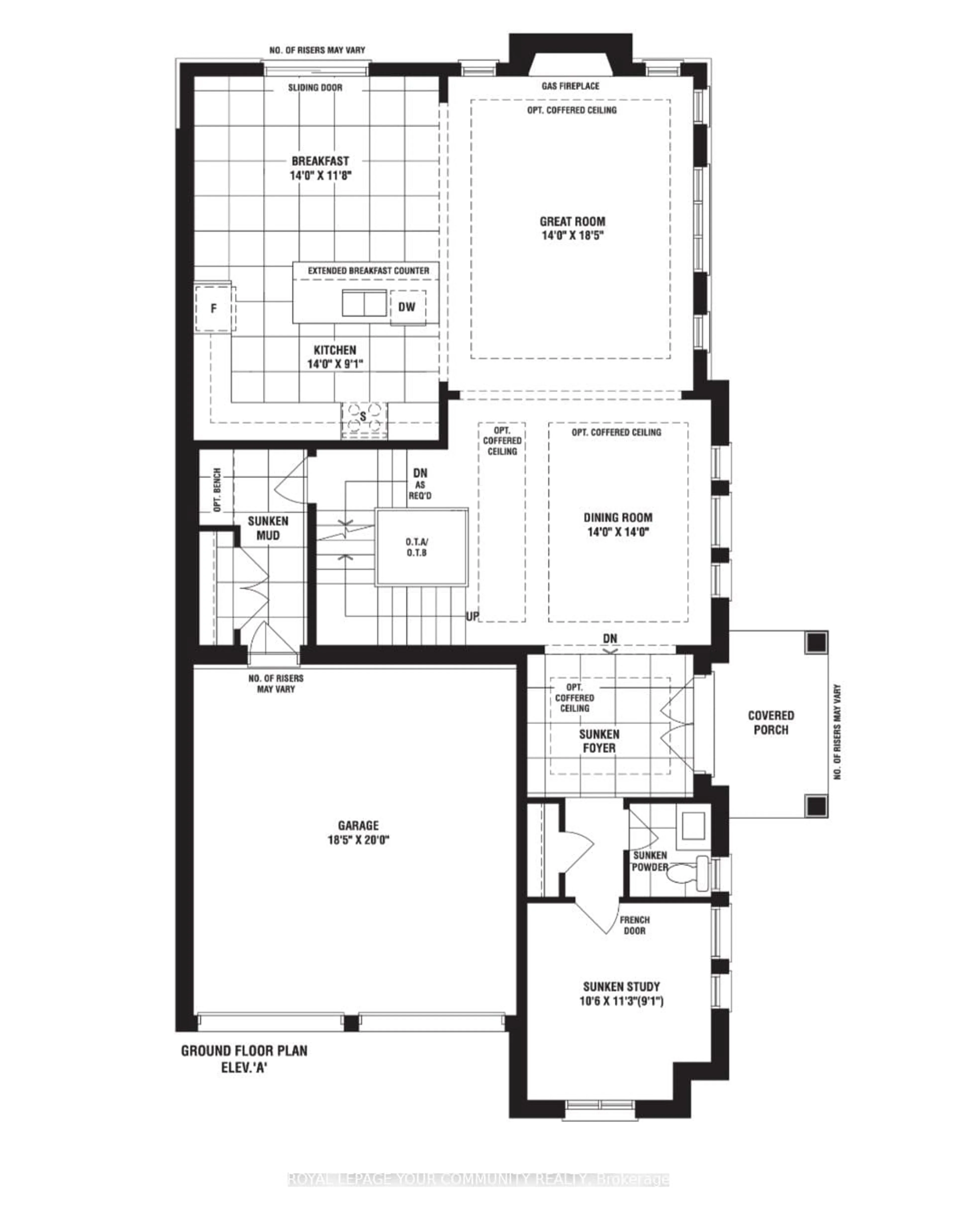 Floor plan for 115 Muret Cres #Lot 16, Vaughan Ontario L6A 4H4