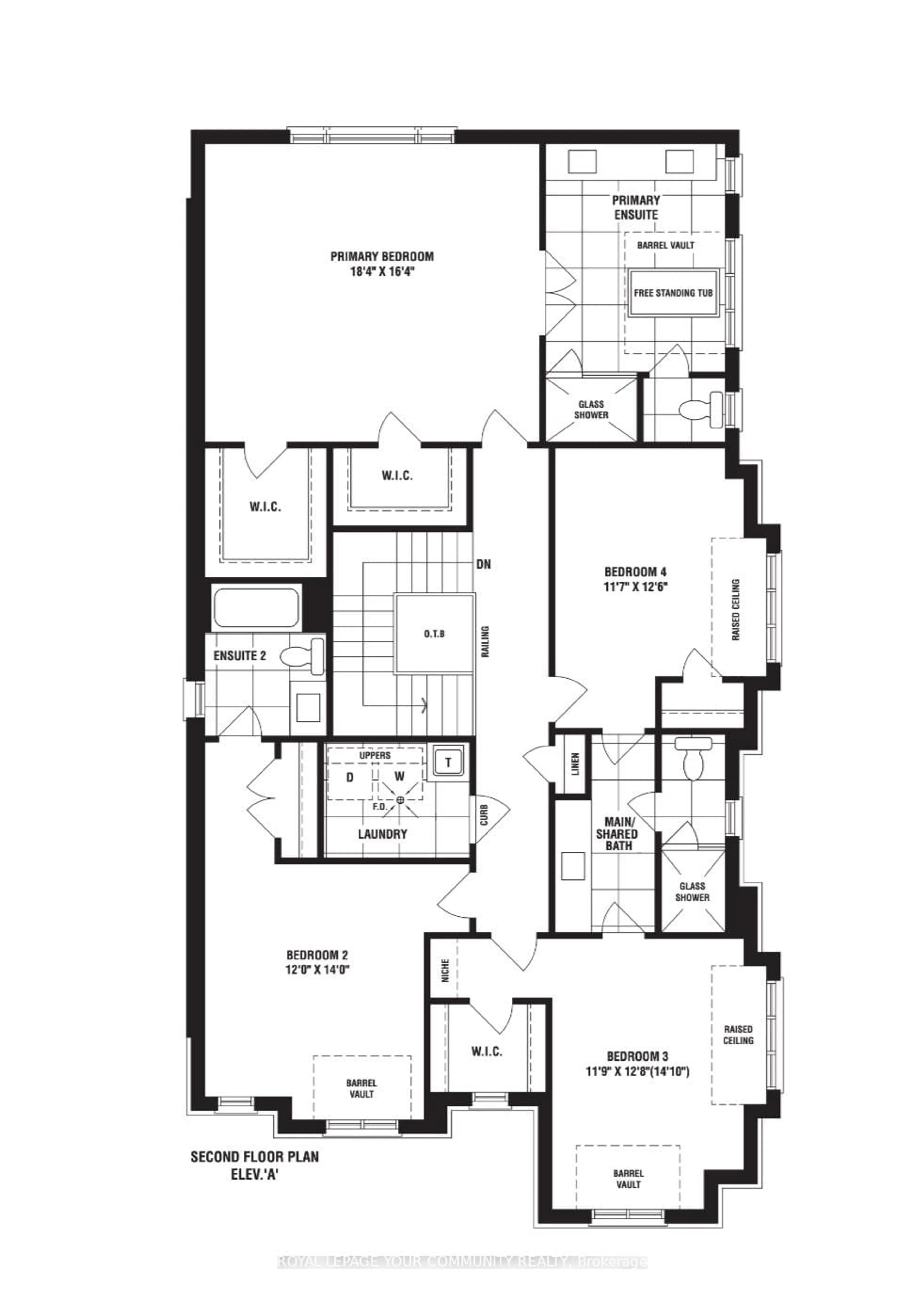 Floor plan for 115 Muret Cres #Lot 16, Vaughan Ontario L6A 4H4
