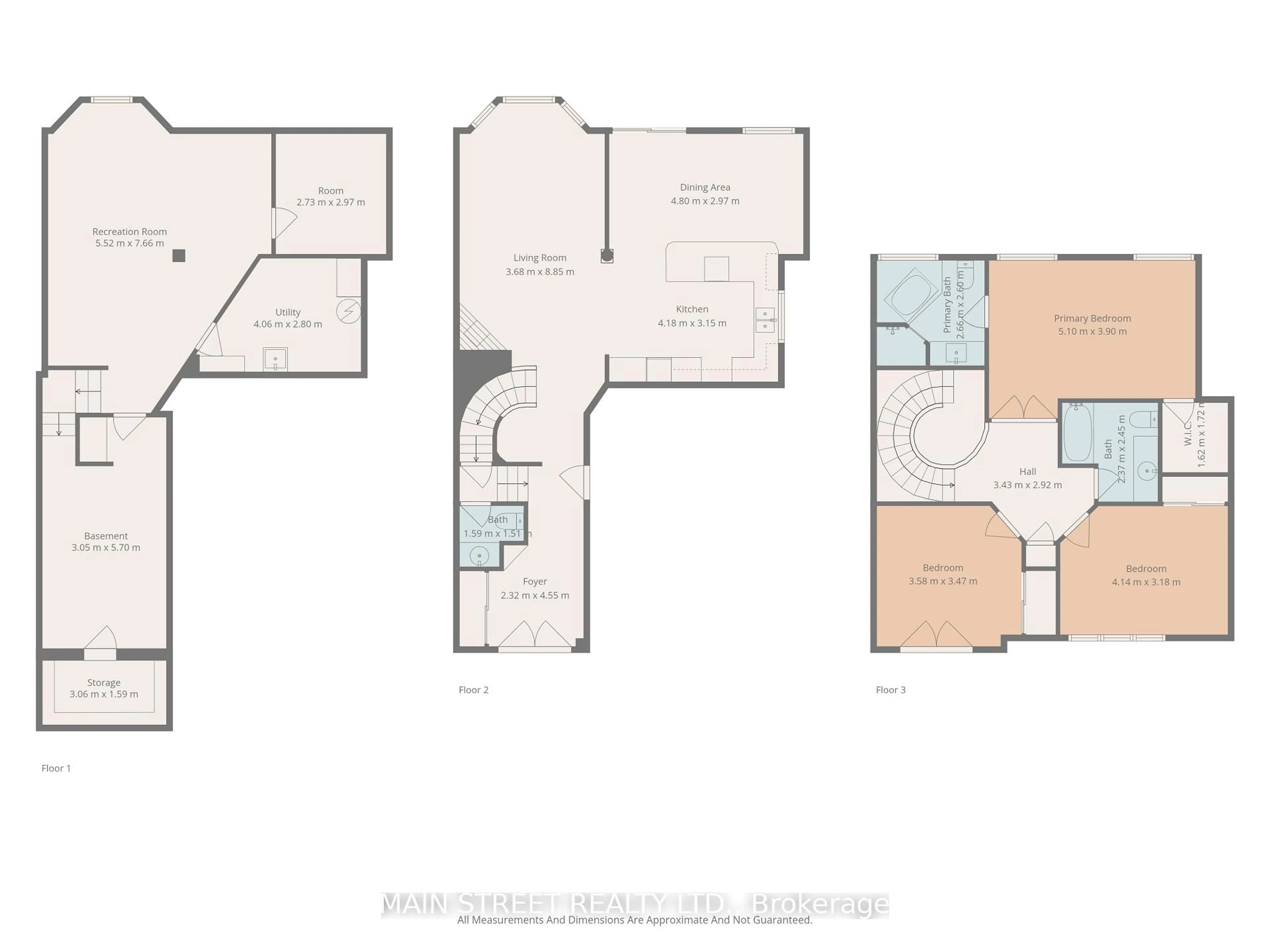 Floor plan for 110 Tierra Ave, Vaughan Ontario L6A 2Z4