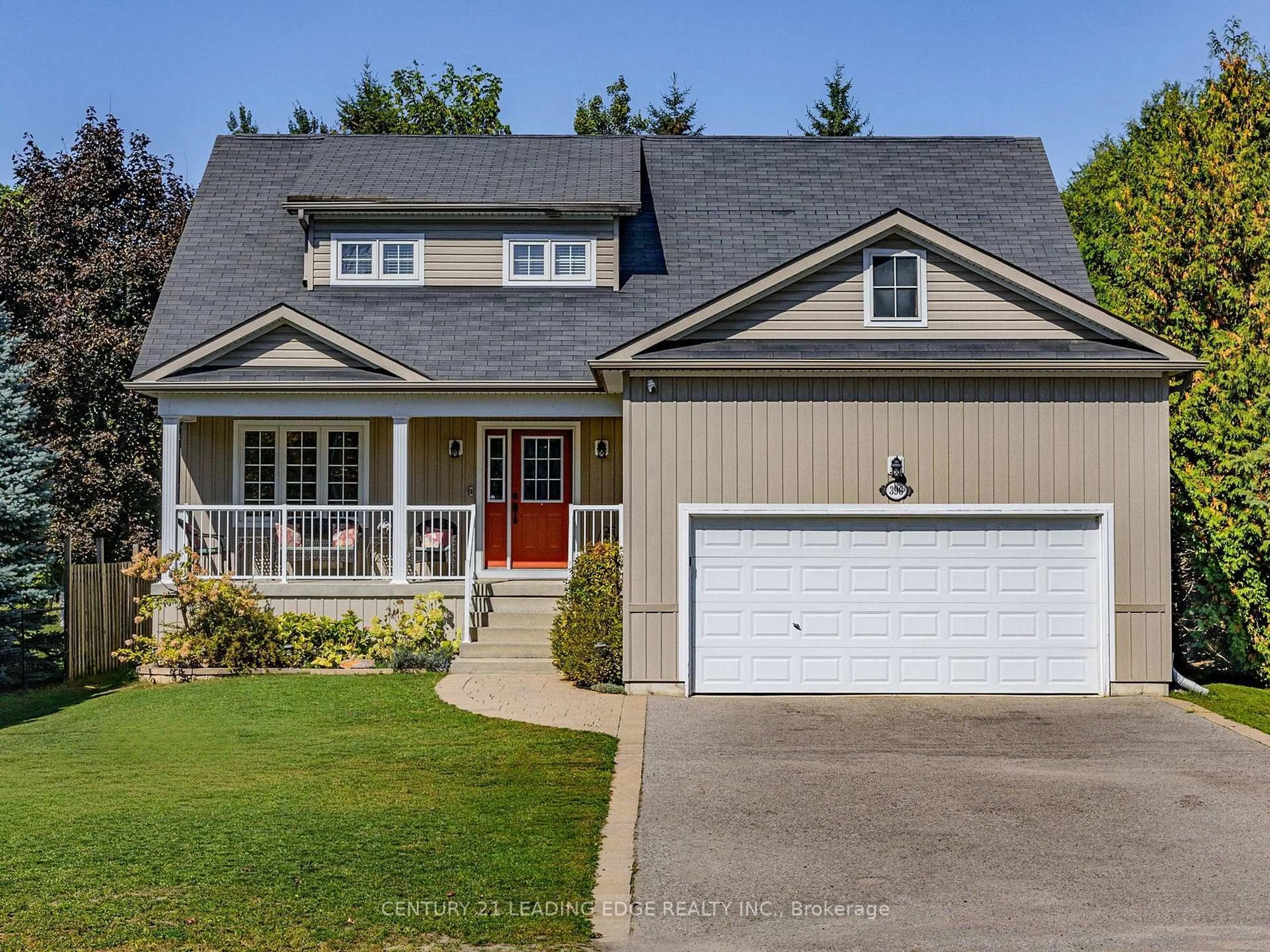 Home with vinyl exterior material, street for 396 Curley St, Georgina Ontario L4P 3C8