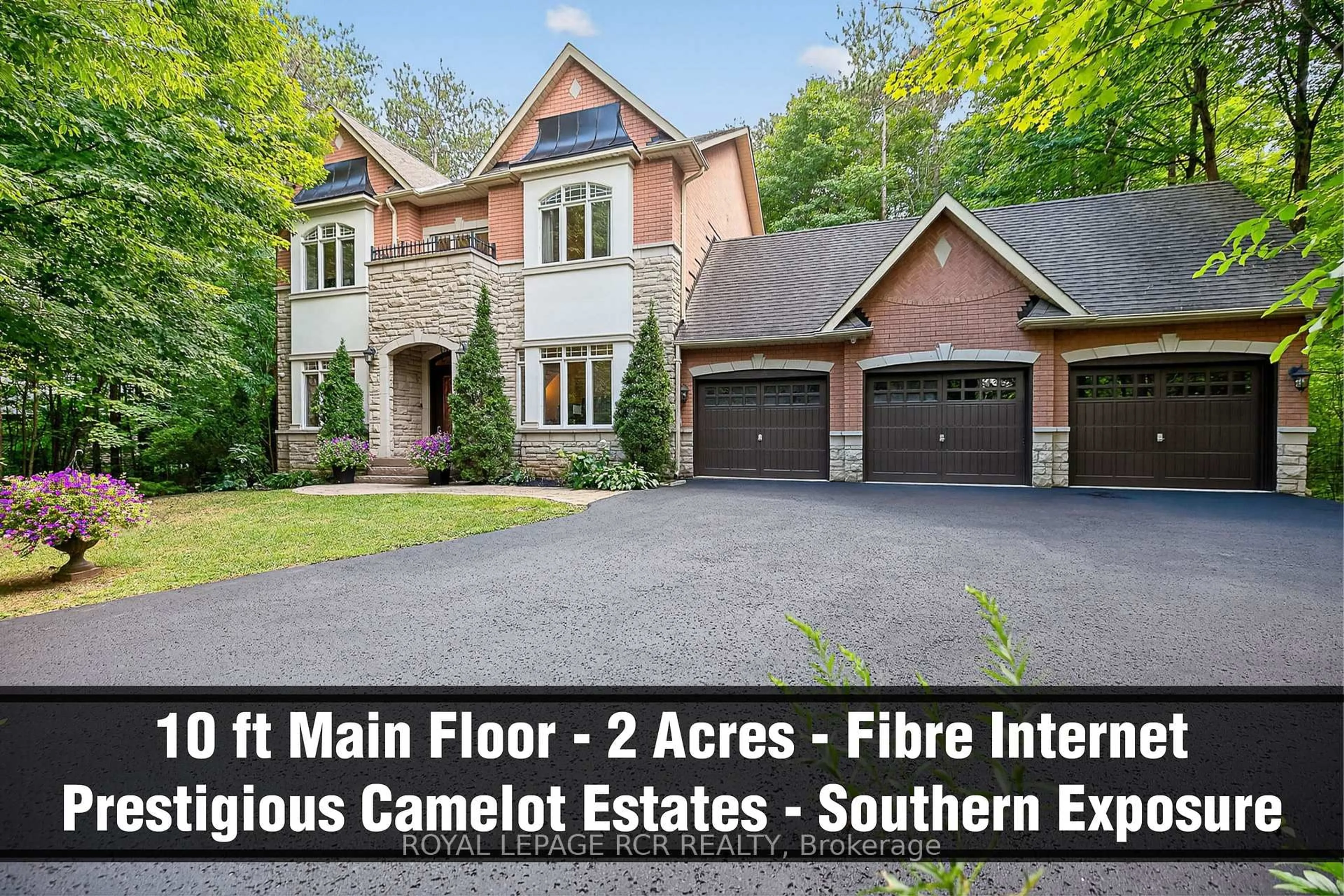 Home with brick exterior material, street for 45 Lake Woods Dr, Whitchurch-Stouffville Ontario L4A 1P1