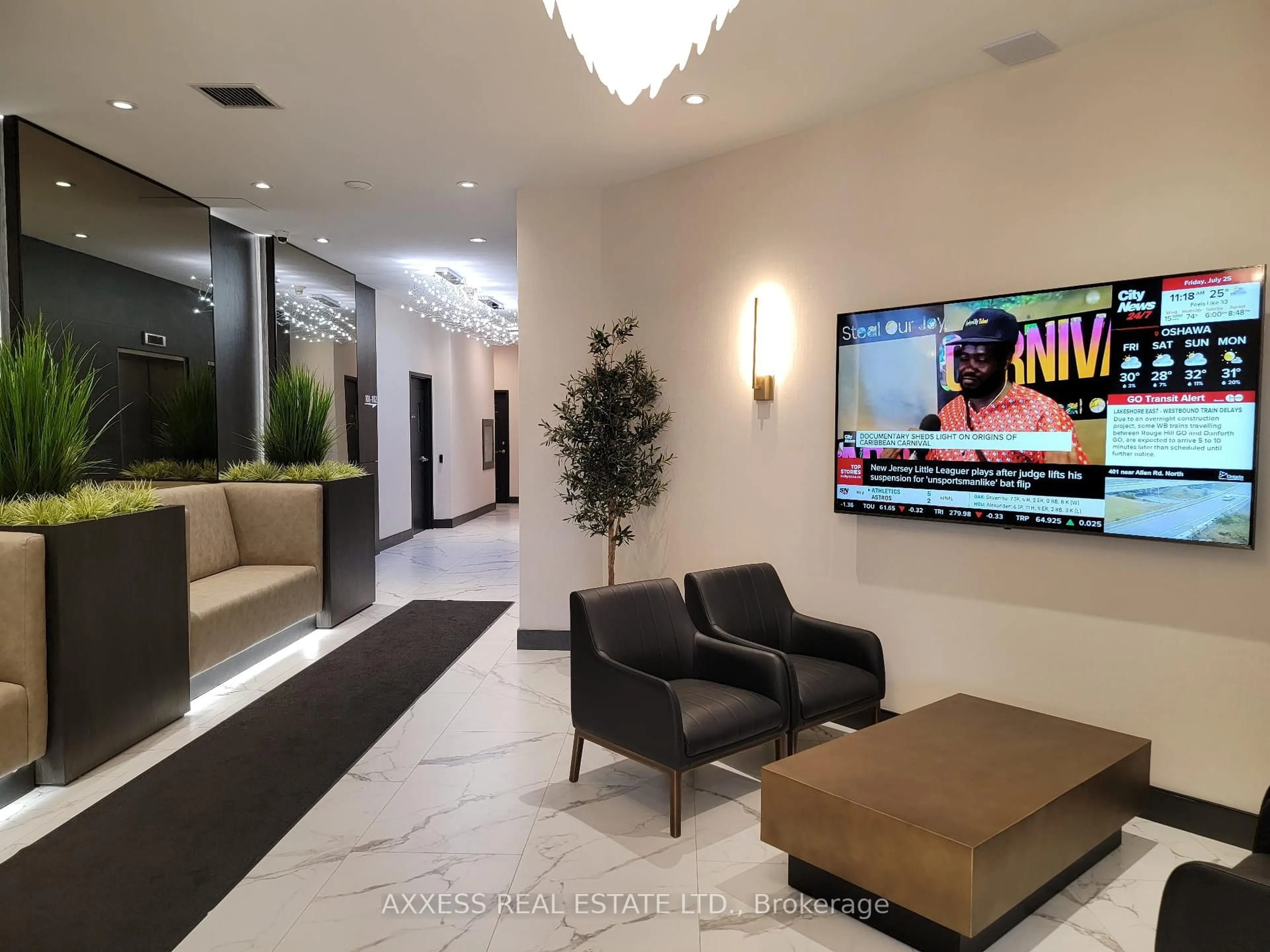 Lobby for 160 Woodbridge Ave #210, Vaughan Ontario L4L 0B8