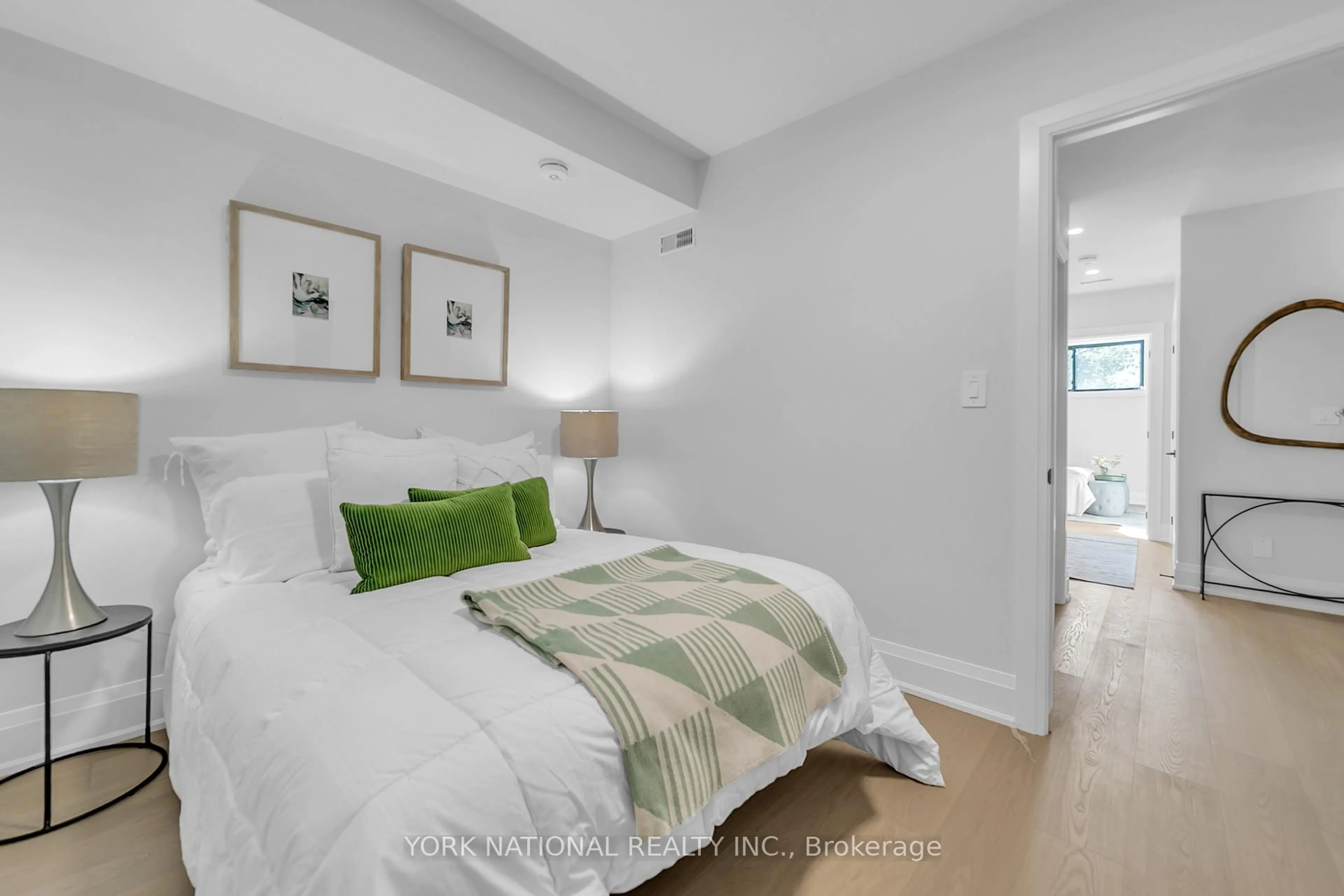 Bedroom with bed, unknown for 59 Charles St #1, Newmarket Ontario L3Y 3V7