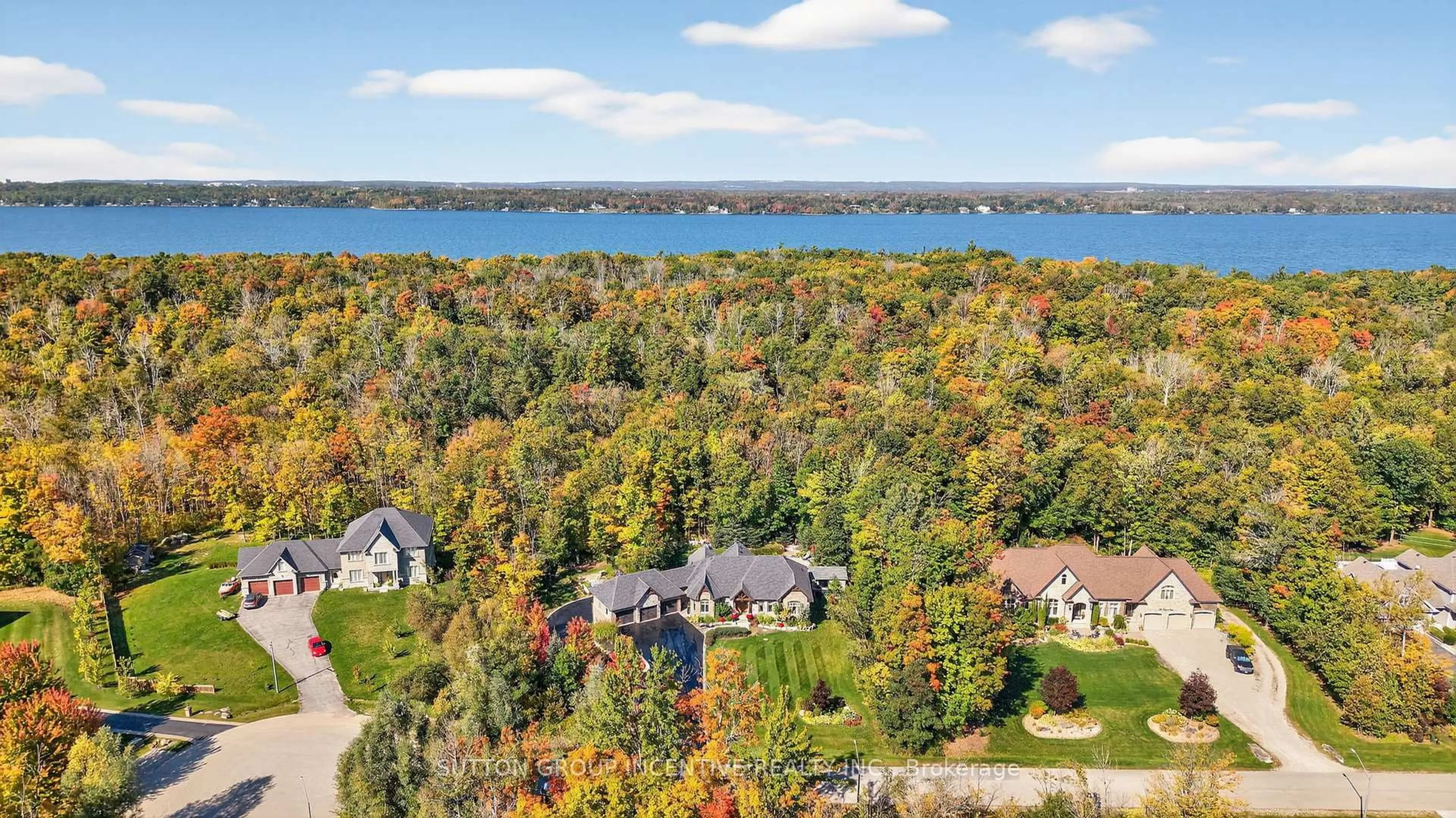 A pic from outside/outdoor area/front of a property/back of a property/a pic from drone, water/lake/river/ocean view for 1707 Wilkinson St, Innisfil Ontario L9S 5A8