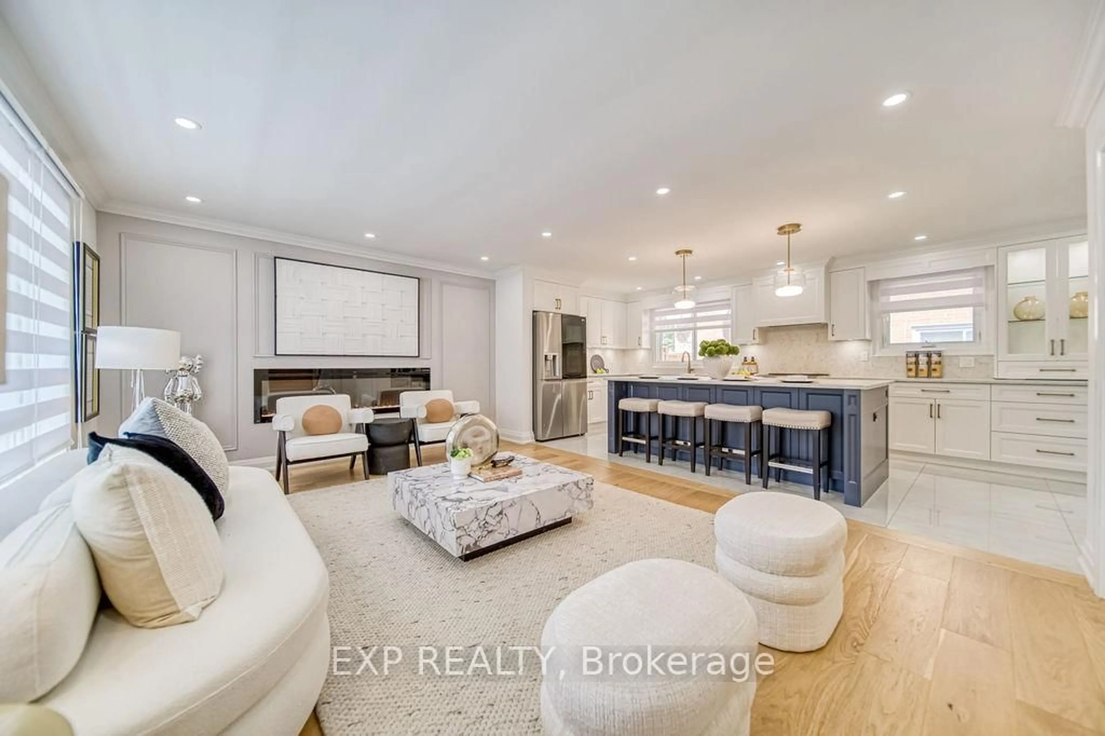 Open concept kitchen, unknown for 11 Lillian Ave, Markham Ontario L3T 4N7