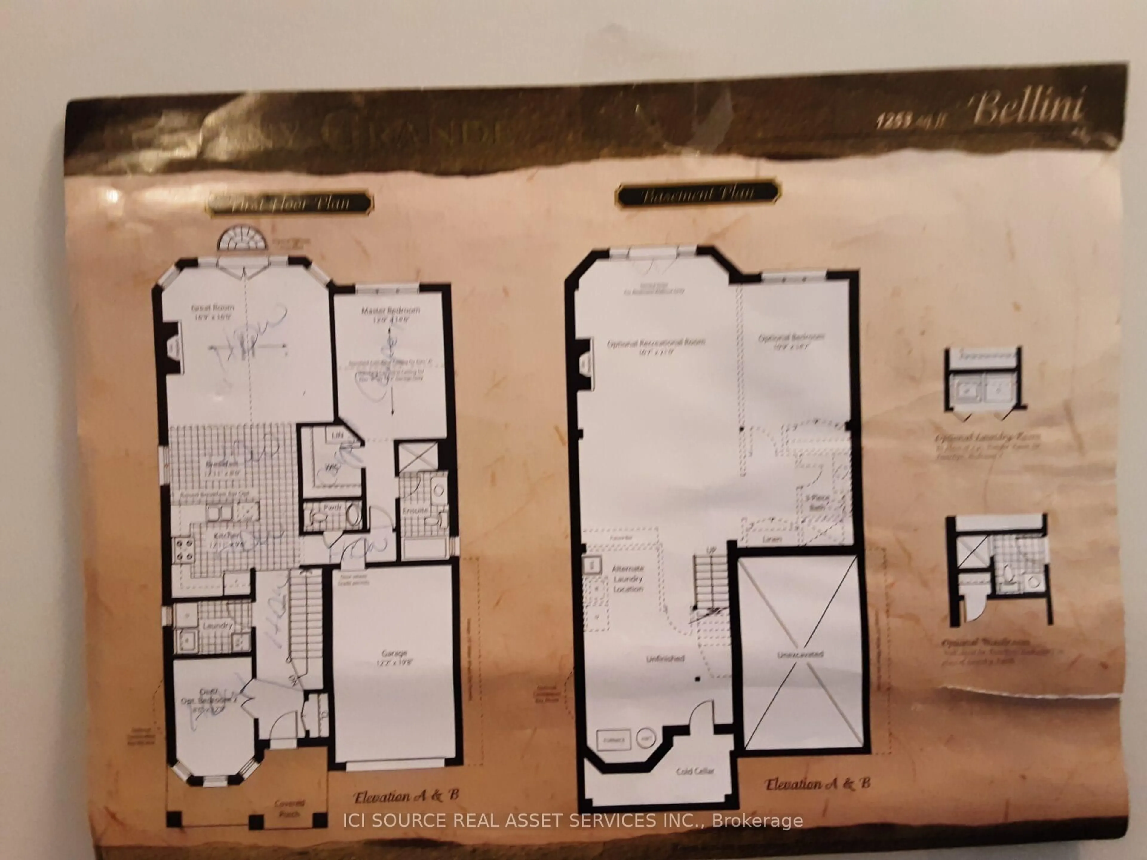Floor plan for 72 Tuscany Grande, New Tecumseth Ontario L9R 0E2