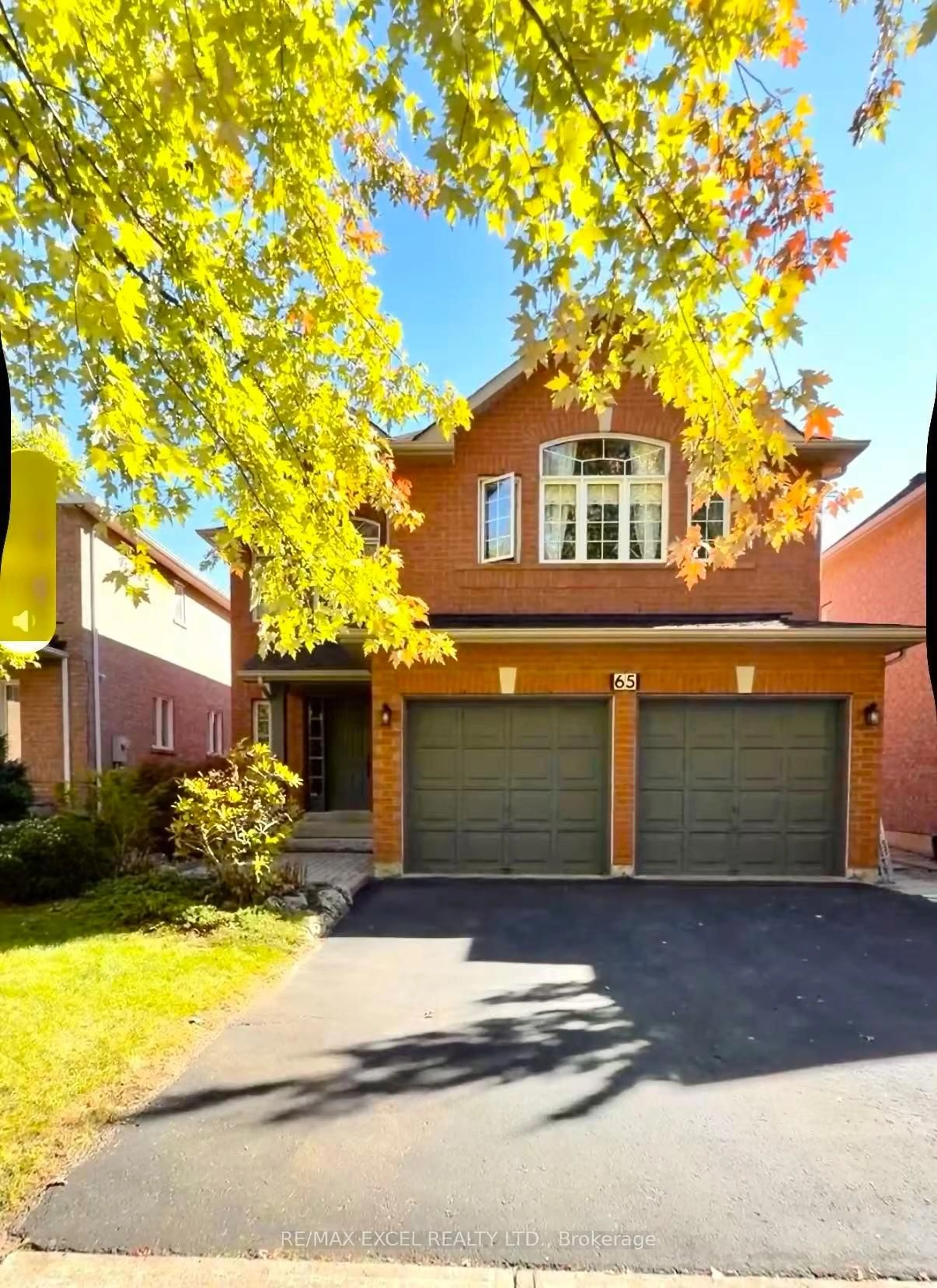 Home with brick exterior material, street for 65 Falling River Dr, Richmond Hill Ontario L4S 2R3