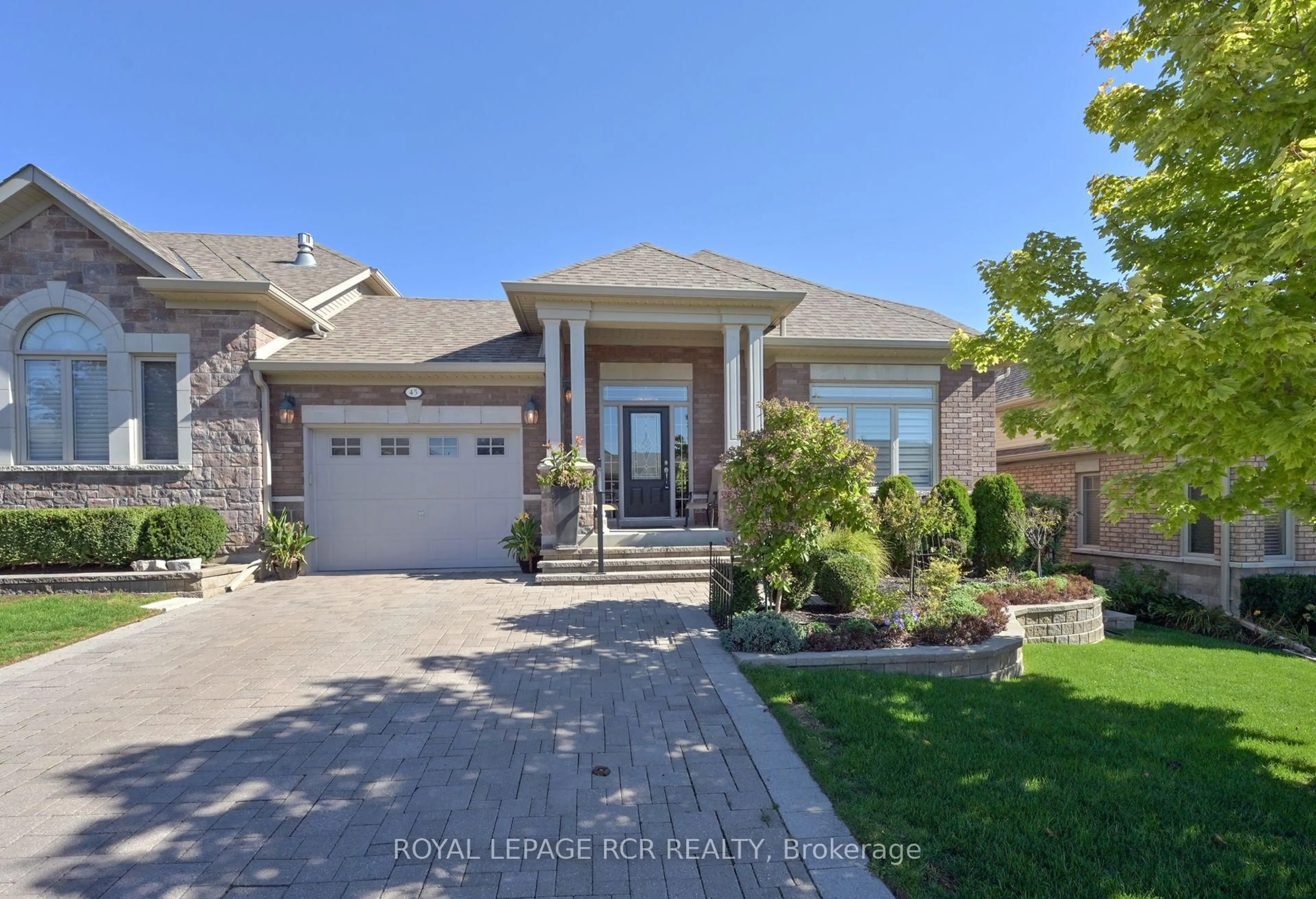 Home with brick exterior material, street for 45 Hillcrest Dr, New Tecumseth Ontario L9R 0N4