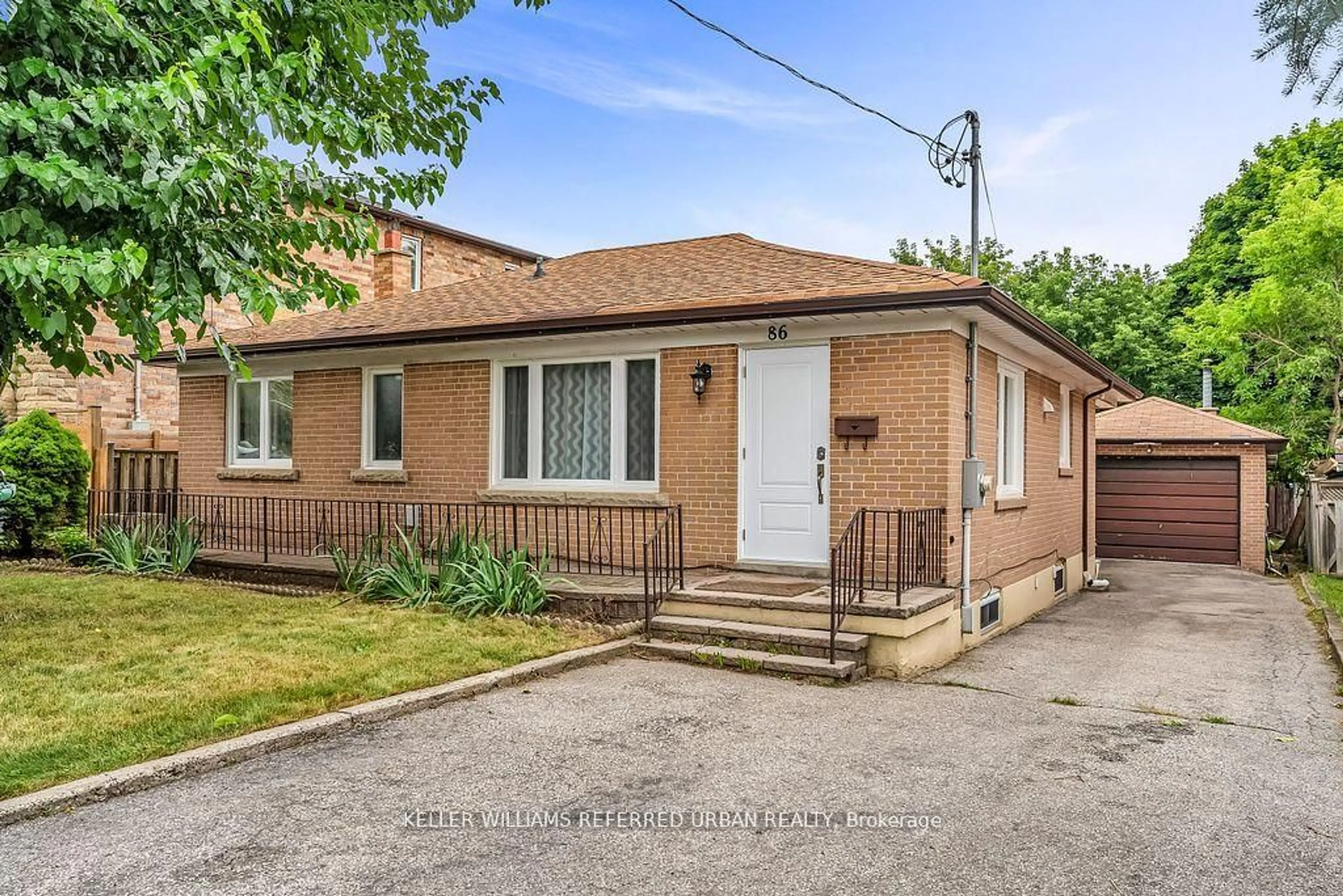 Home with brick exterior material, street for 86 Morgan Ave, Markham Ontario L3T 1R4