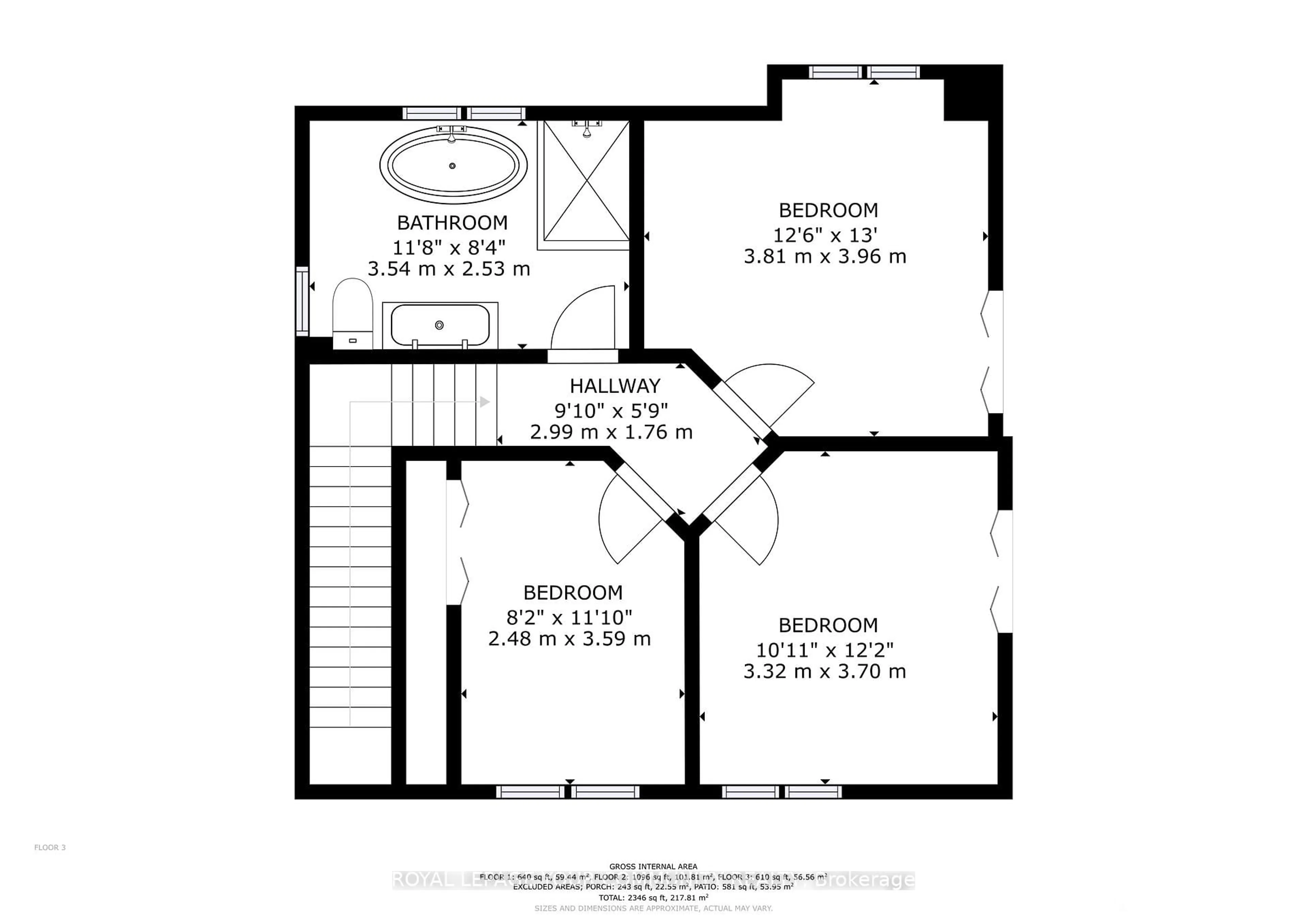 Floor plan for 82 Centre St, Aurora Ontario L4G 1J8