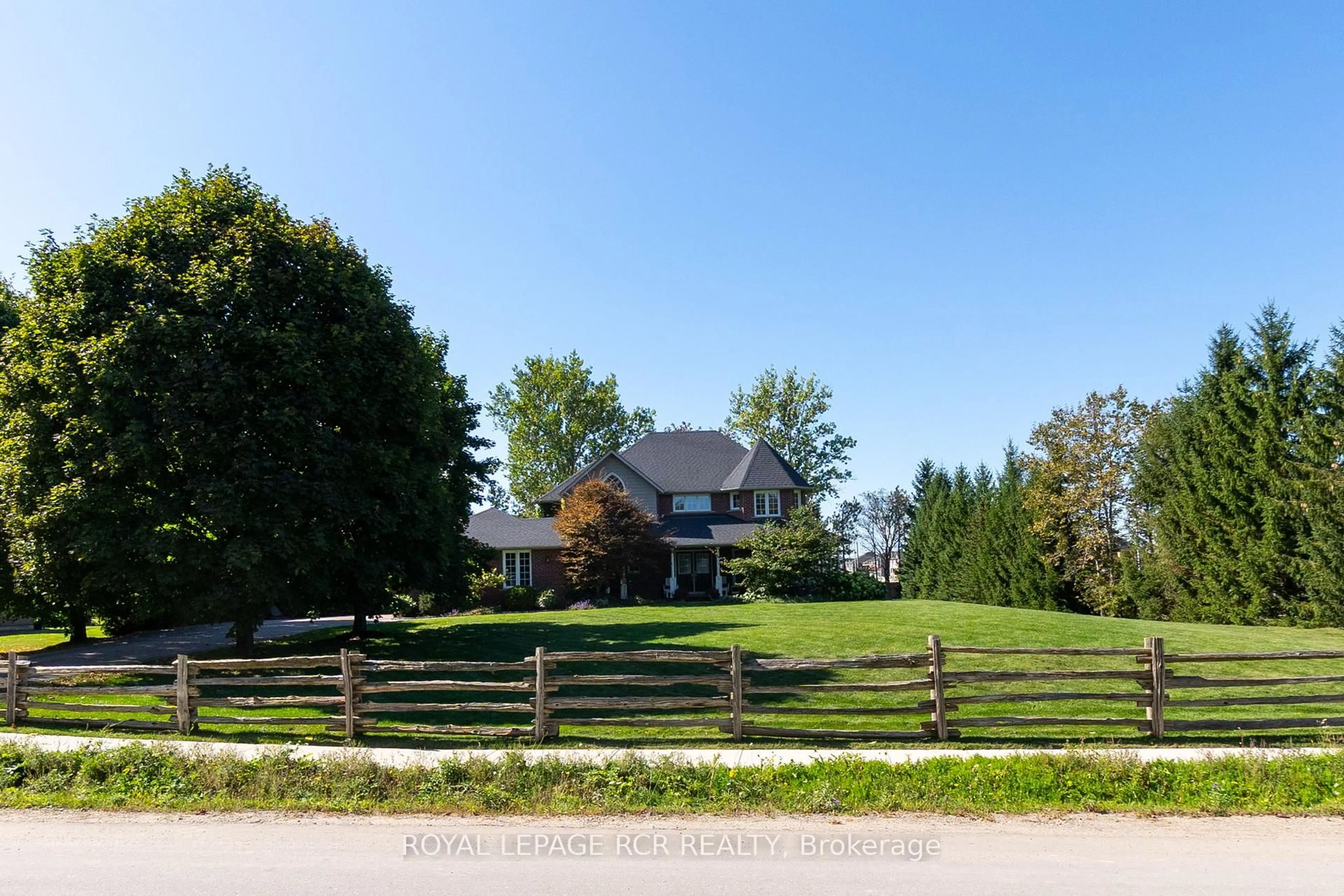 A pic from outside/outdoor area/front of a property/back of a property/a pic from drone, street for 2200 Concession 8 Rd, Adjala-Tosorontio Ontario L0G 1W0