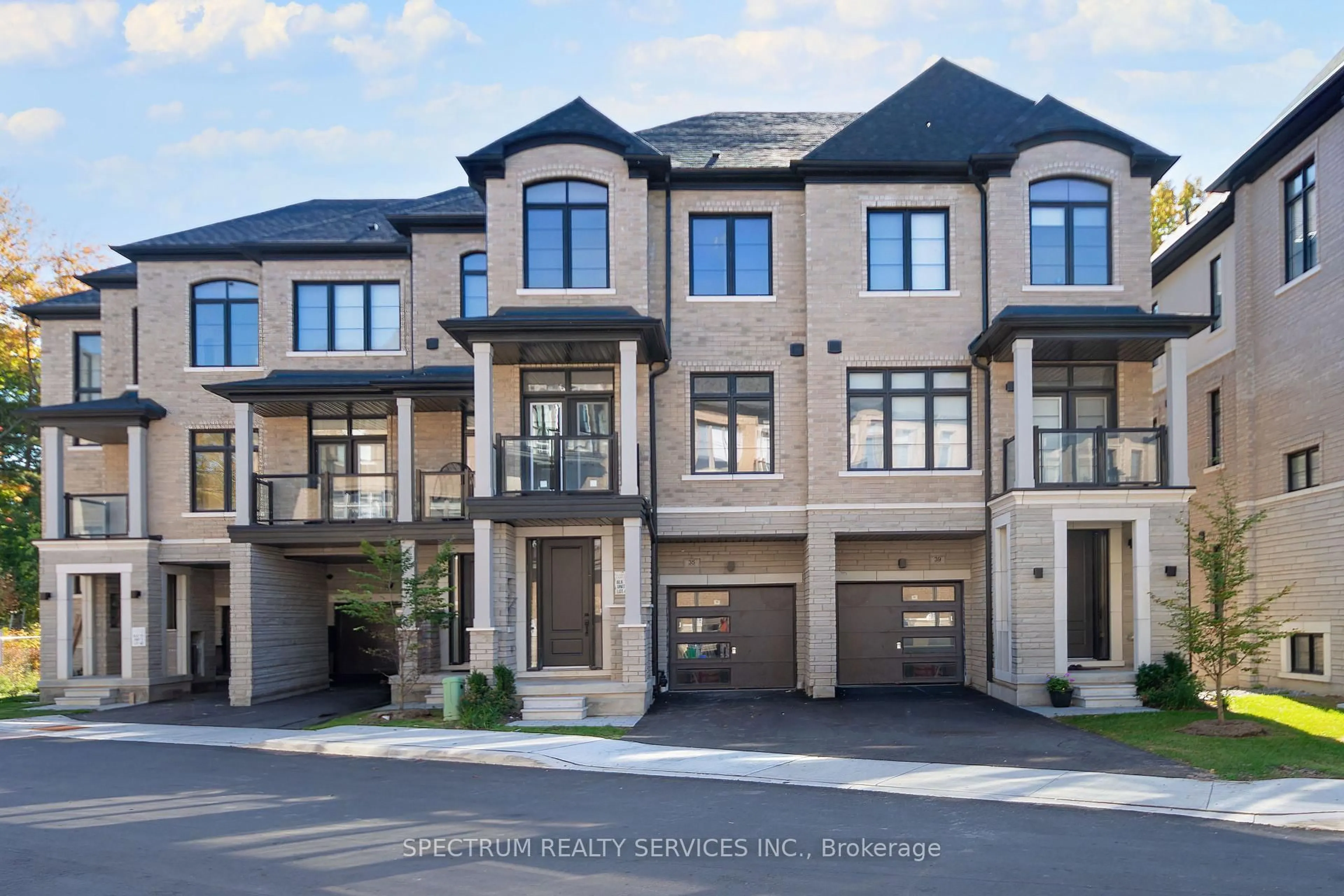 Home with brick exterior material, street for 35 De La Roche Dr, Vaughan Ontario L4H 5G4