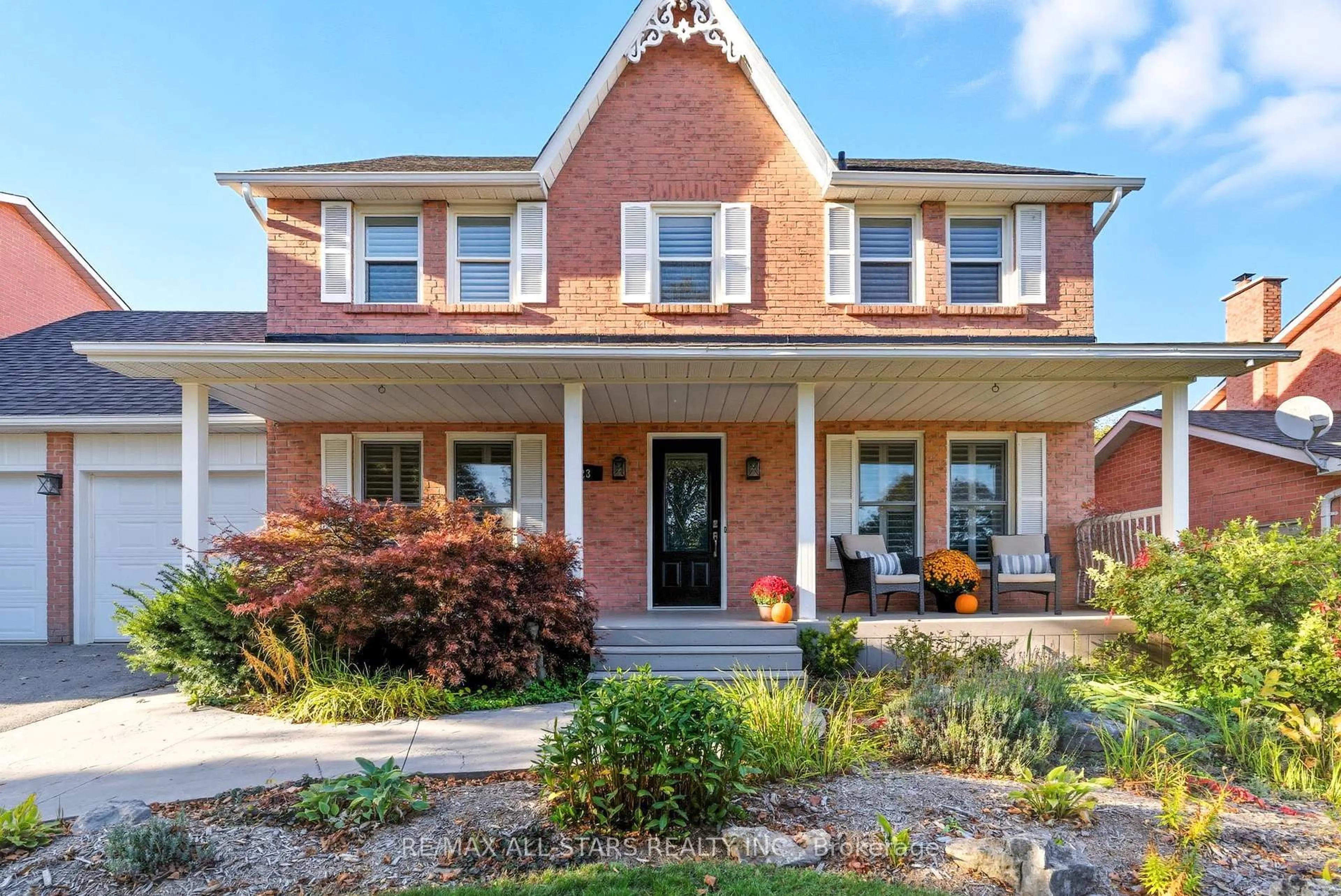 Home with brick exterior material, street for 23 Bolton Dr, Uxbridge Ontario L9P 1A3