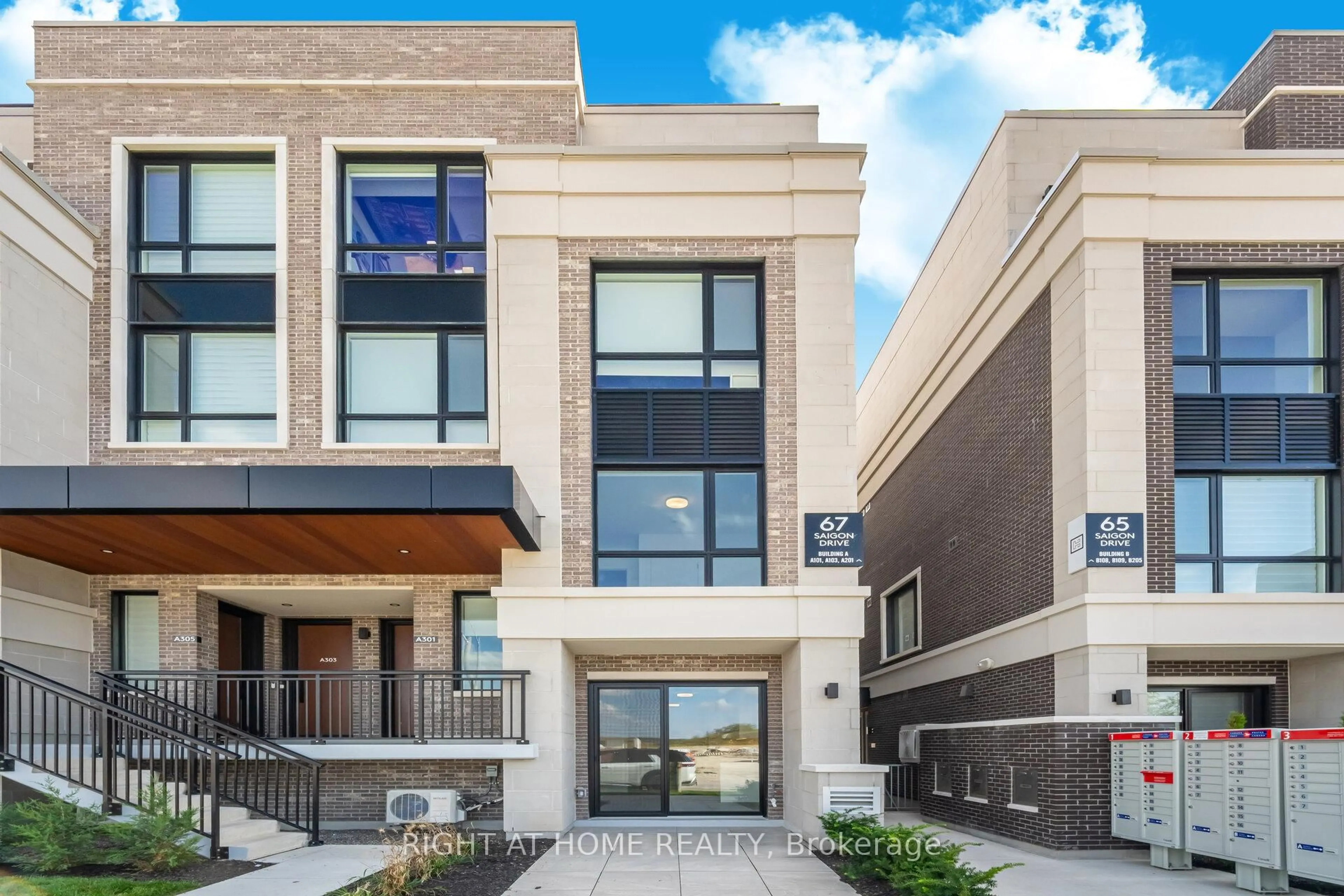Home with brick exterior material, street for 67 Saigon Dr #A101, Richmond Hill Ontario L4S 1M4