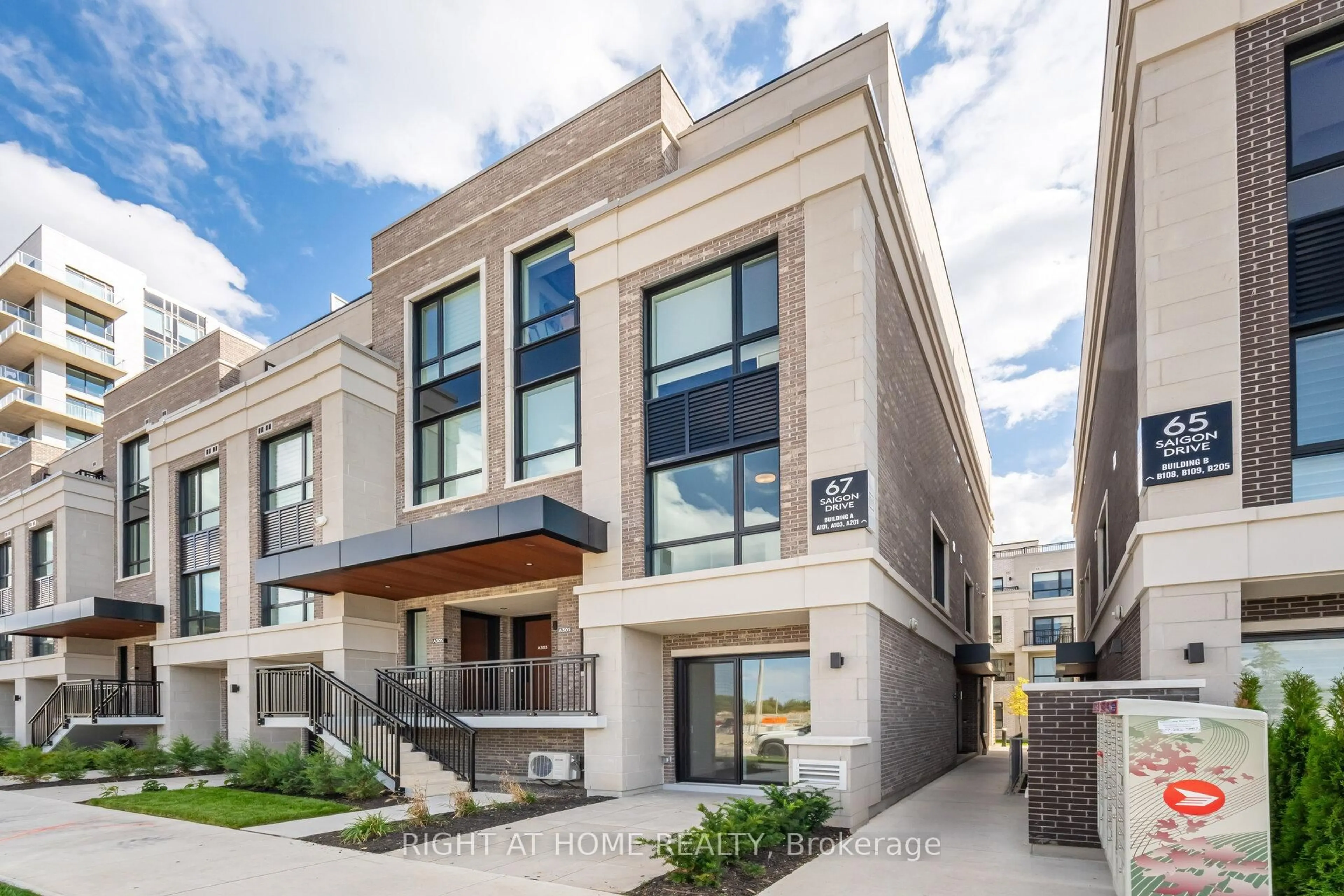 Home with brick exterior material, street for 67 Saigon Dr #A101, Richmond Hill Ontario L4S 1M4