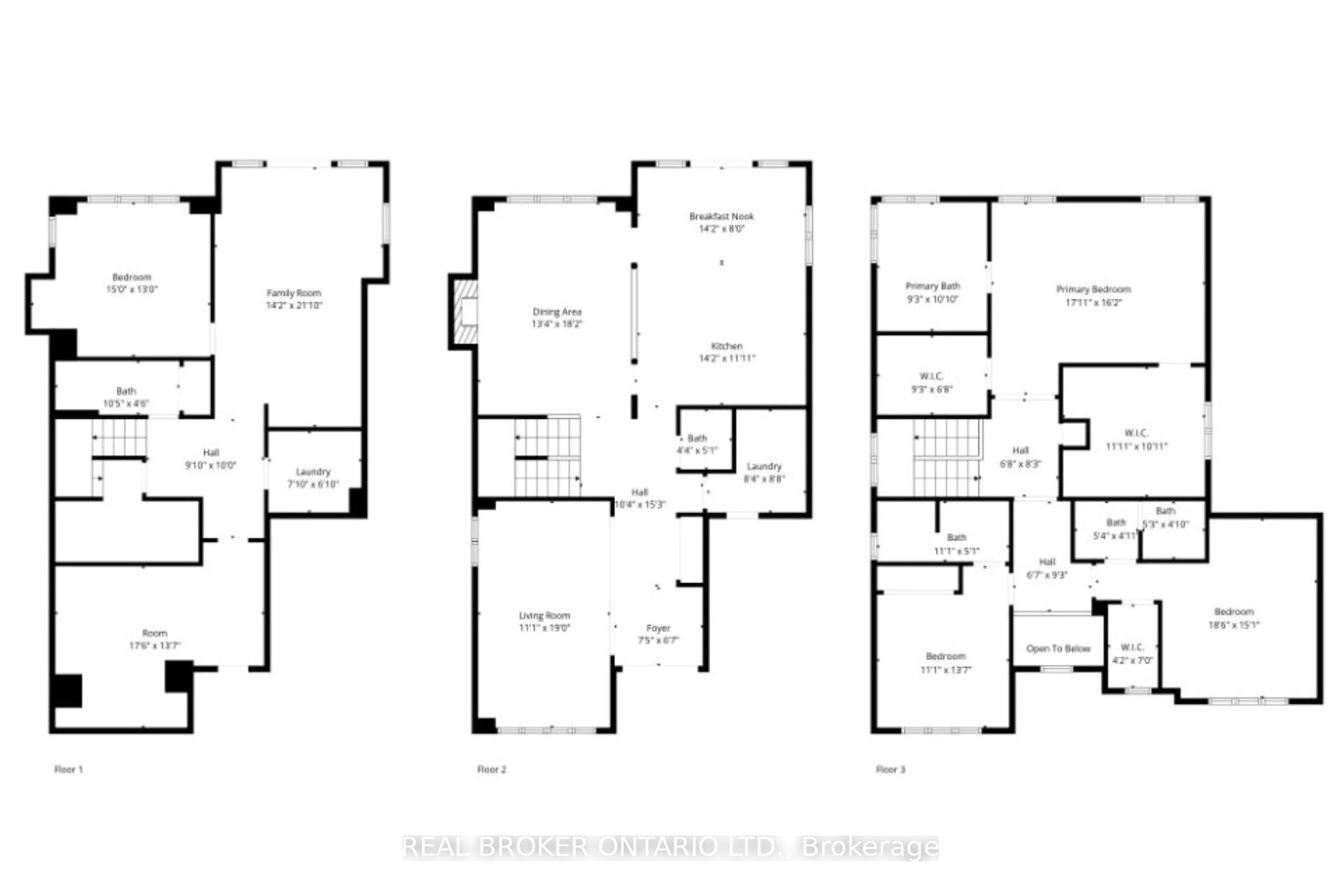 Floor plan for 203 Gold Park Gate, Essa Ontario L3W 0B5