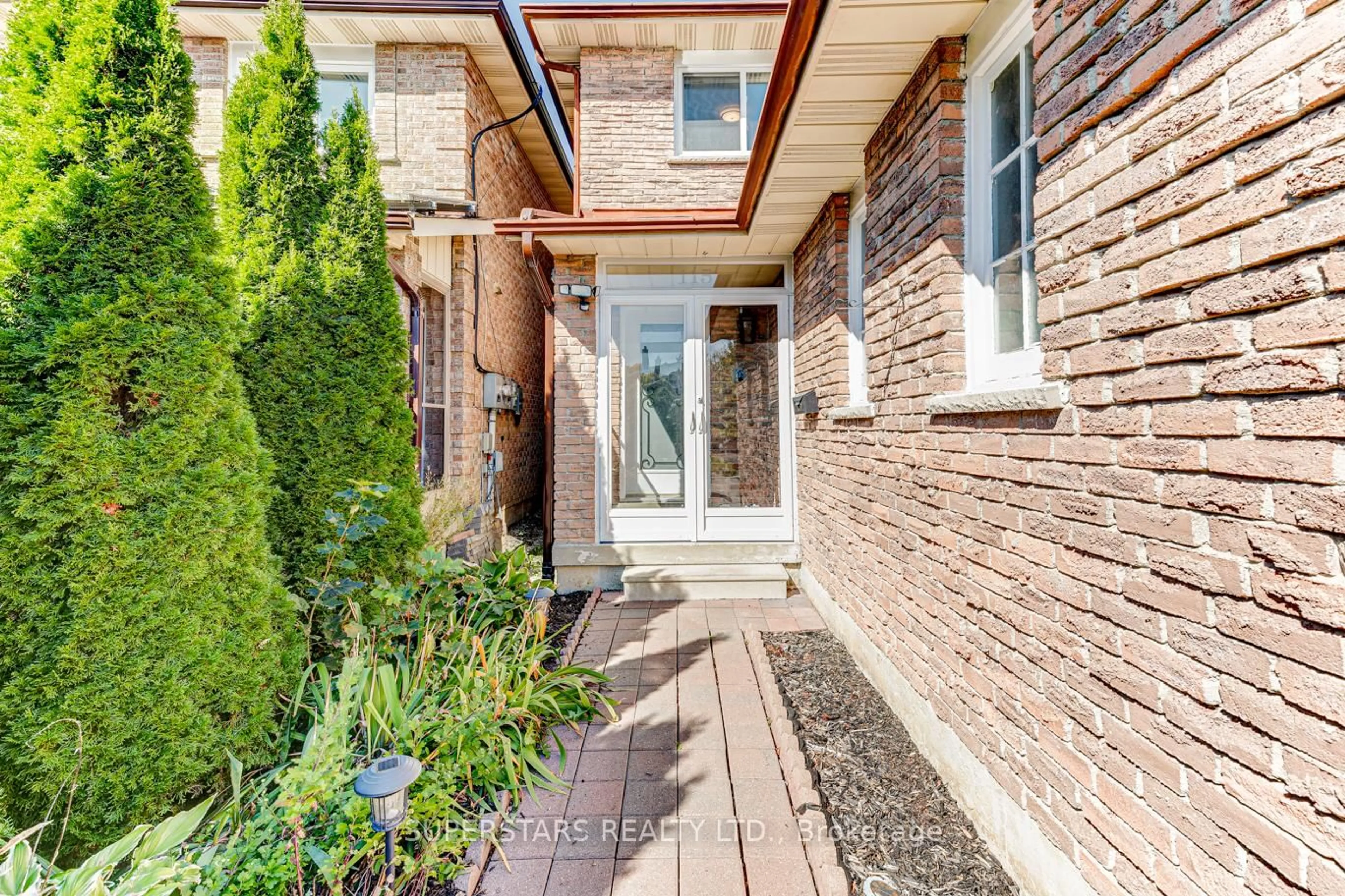 Home with brick exterior material, street for 115 Major Button's Dr, Markham Ontario L3P 3X7